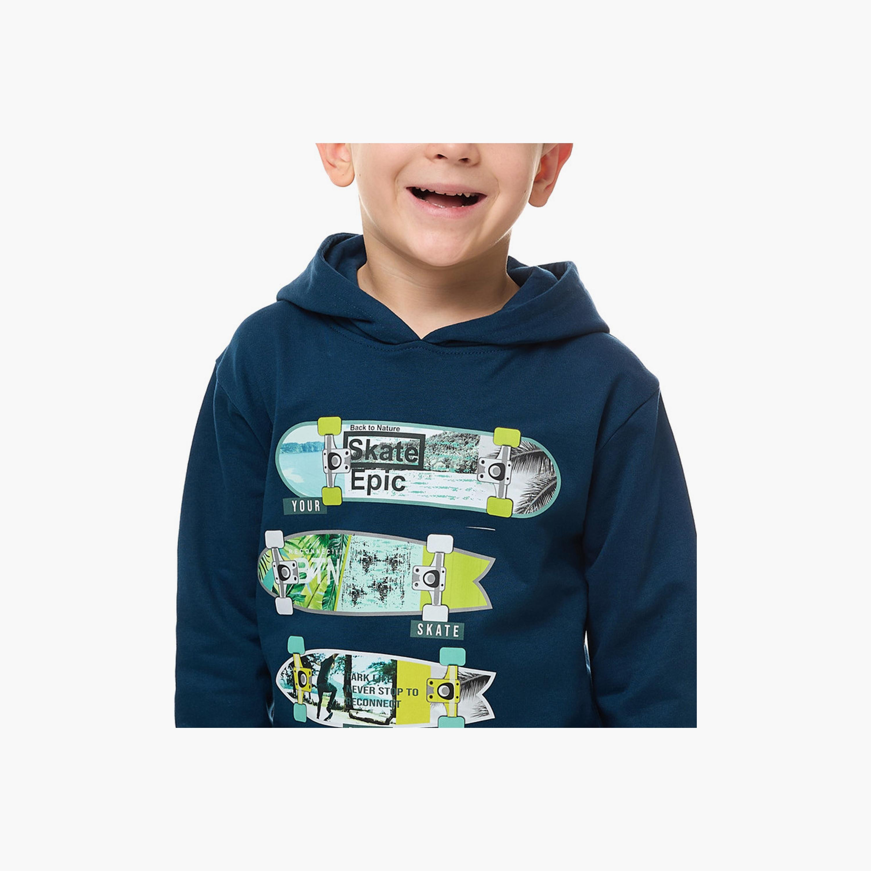 هودي بأكمام طويلة مطبوع من فيكتور اند جين-boys-clothing-sweatshirts-image-2