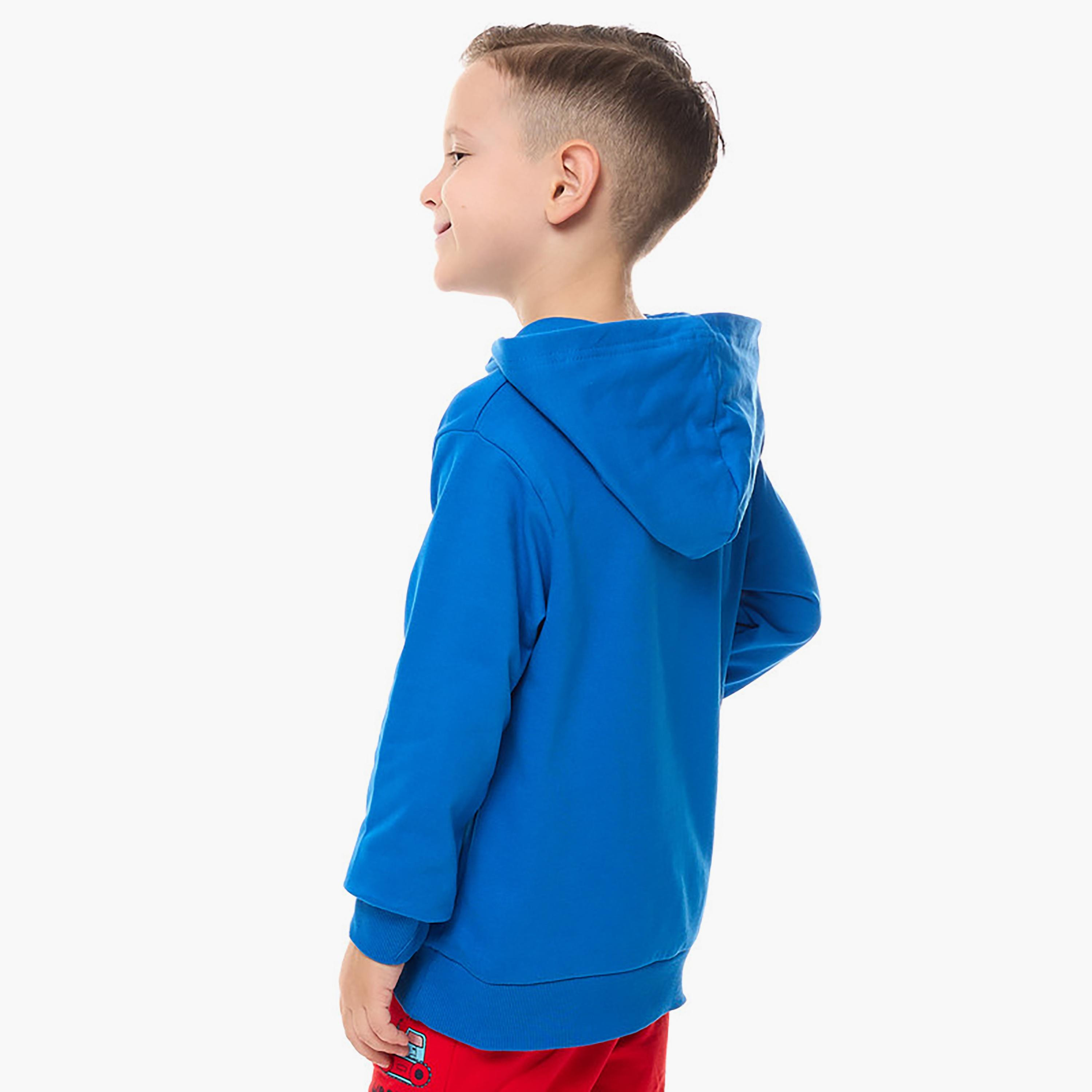 هودي بأكمام طويلة مطبوع من فيكتور اند جين-boys-clothing-sweatshirts-image-3