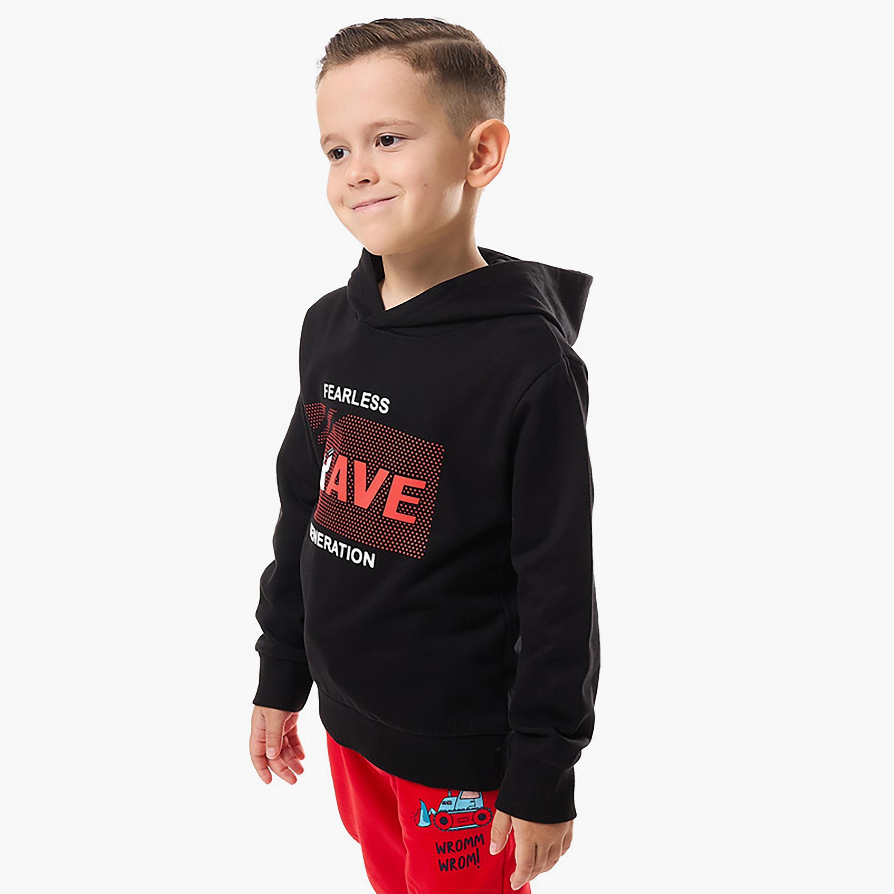 Victor and Jane Printed Long Sleeves Hoodie-baby-boys-clothing-winterwear-sweatshirts-image-2