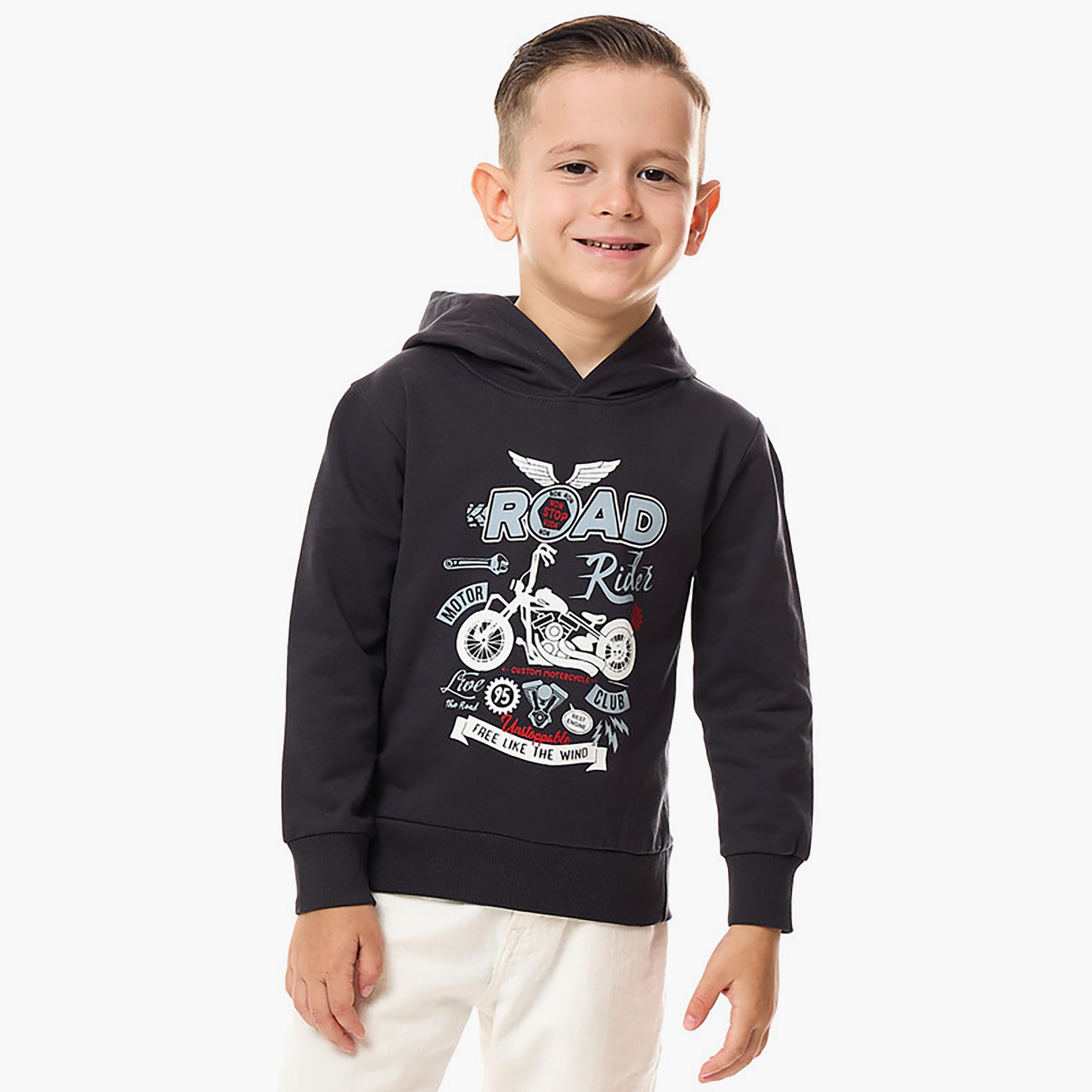Victor and Jane Printed Long Sleeves Hoodie-baby-boys-clothing-winterwear-sweatshirts-image-1