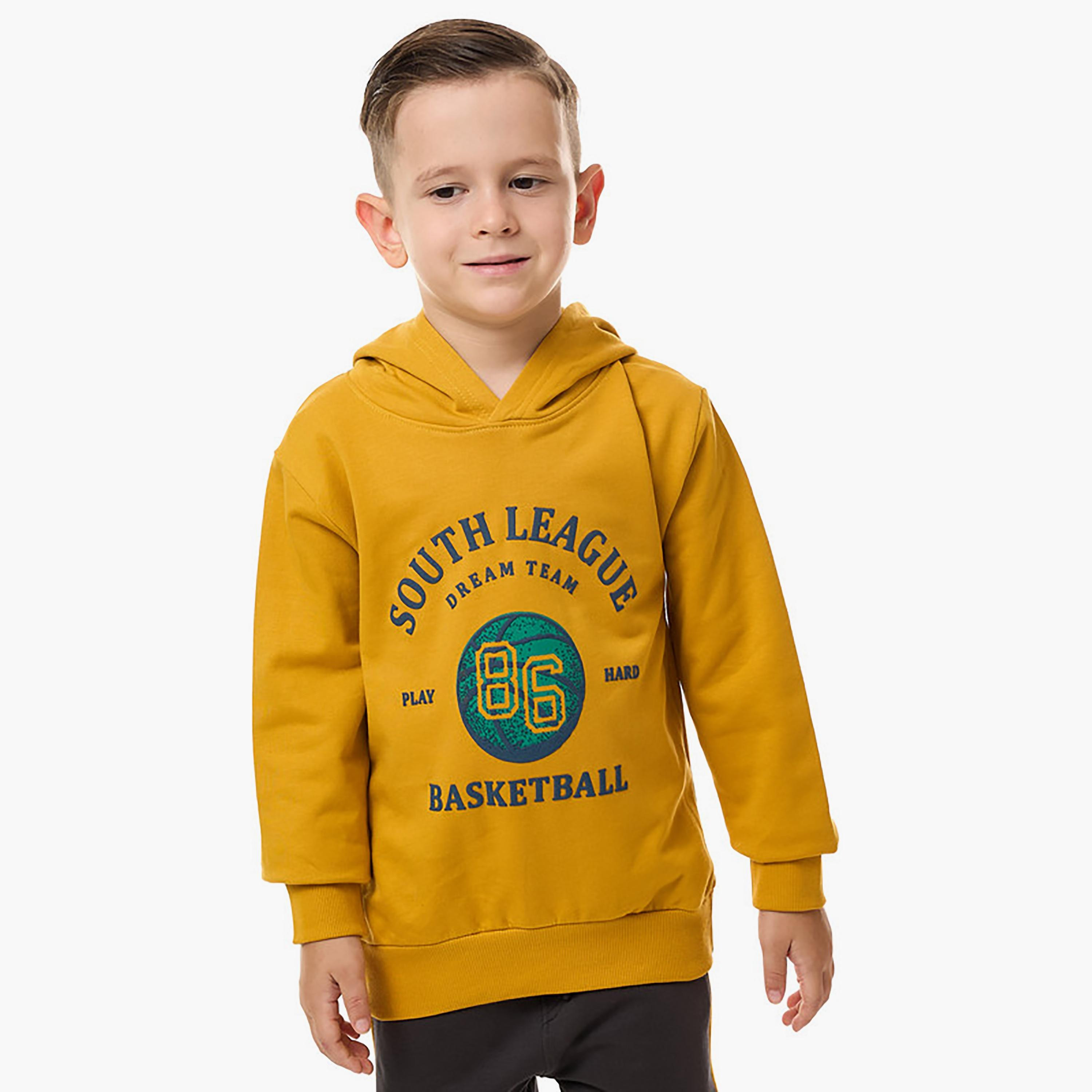 هودي بأكمام طويلة مطبوع من فيكتور اند جين-boys-clothing-sweatshirts-image-1