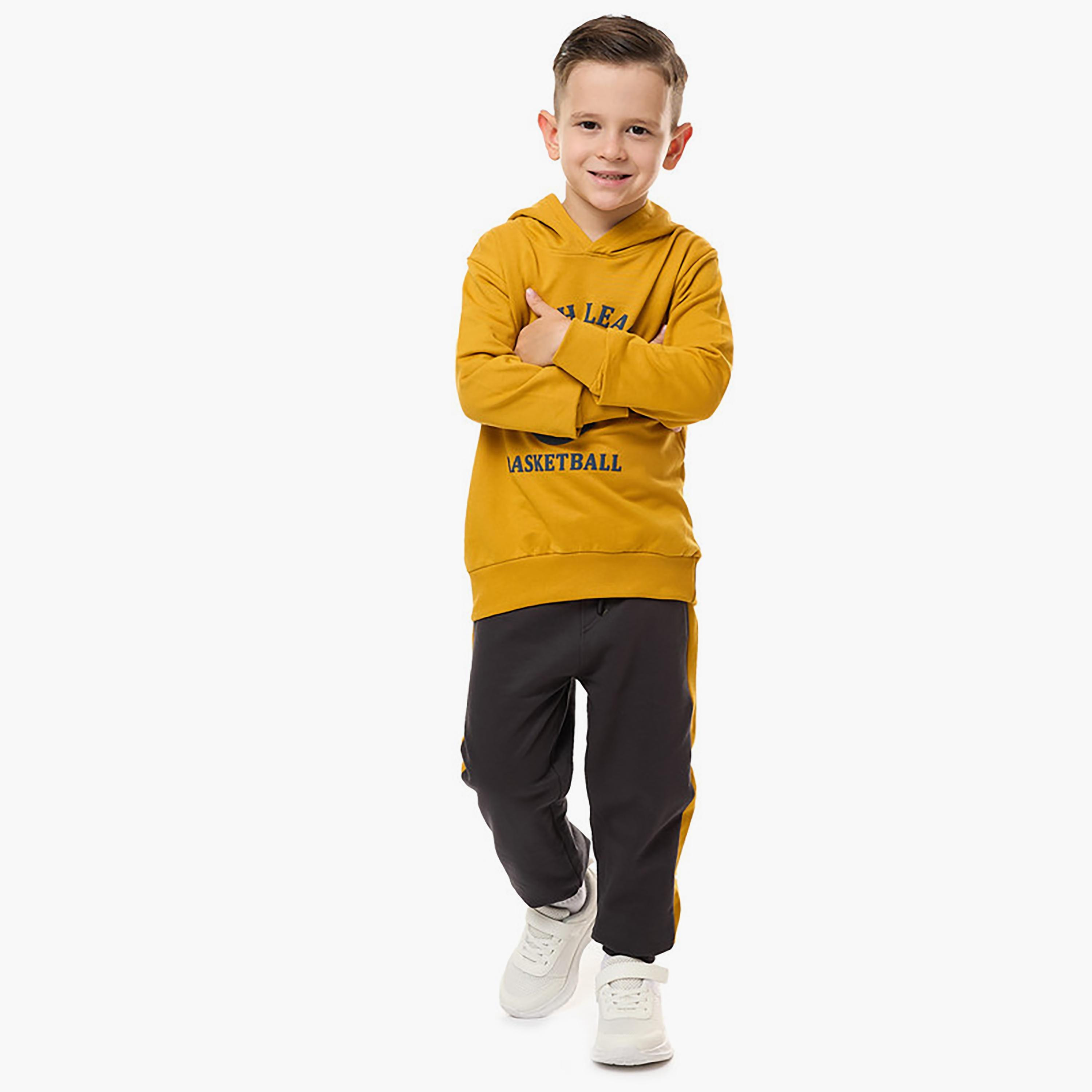 هودي بأكمام طويلة مطبوع من فيكتور اند جين-boys-clothing-sweatshirts-image-4