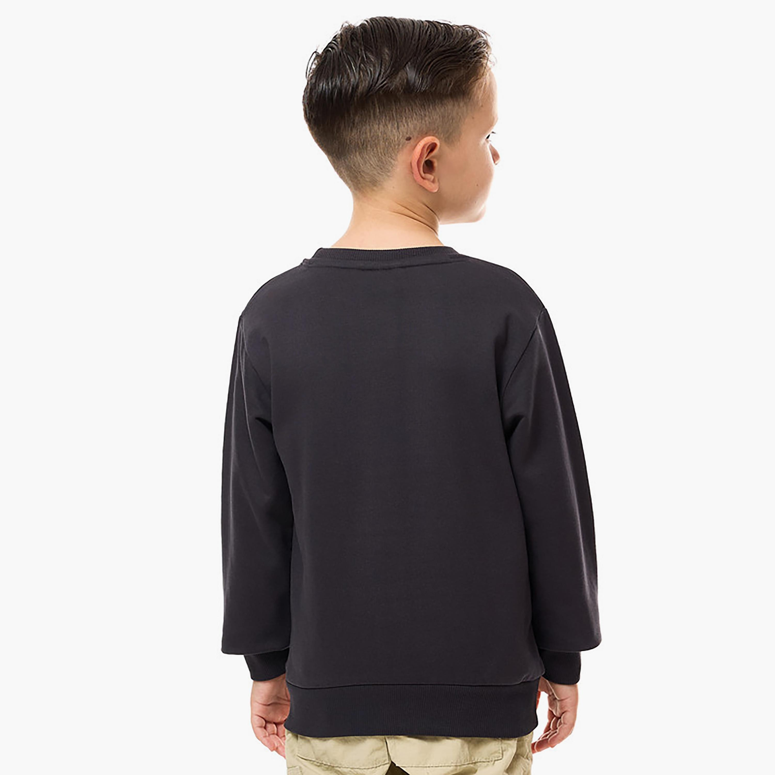 سويت شيرت بأكمام طويلة مطبوع من فيكتور اند جين-boys-clothing-sweatshirts-image-3