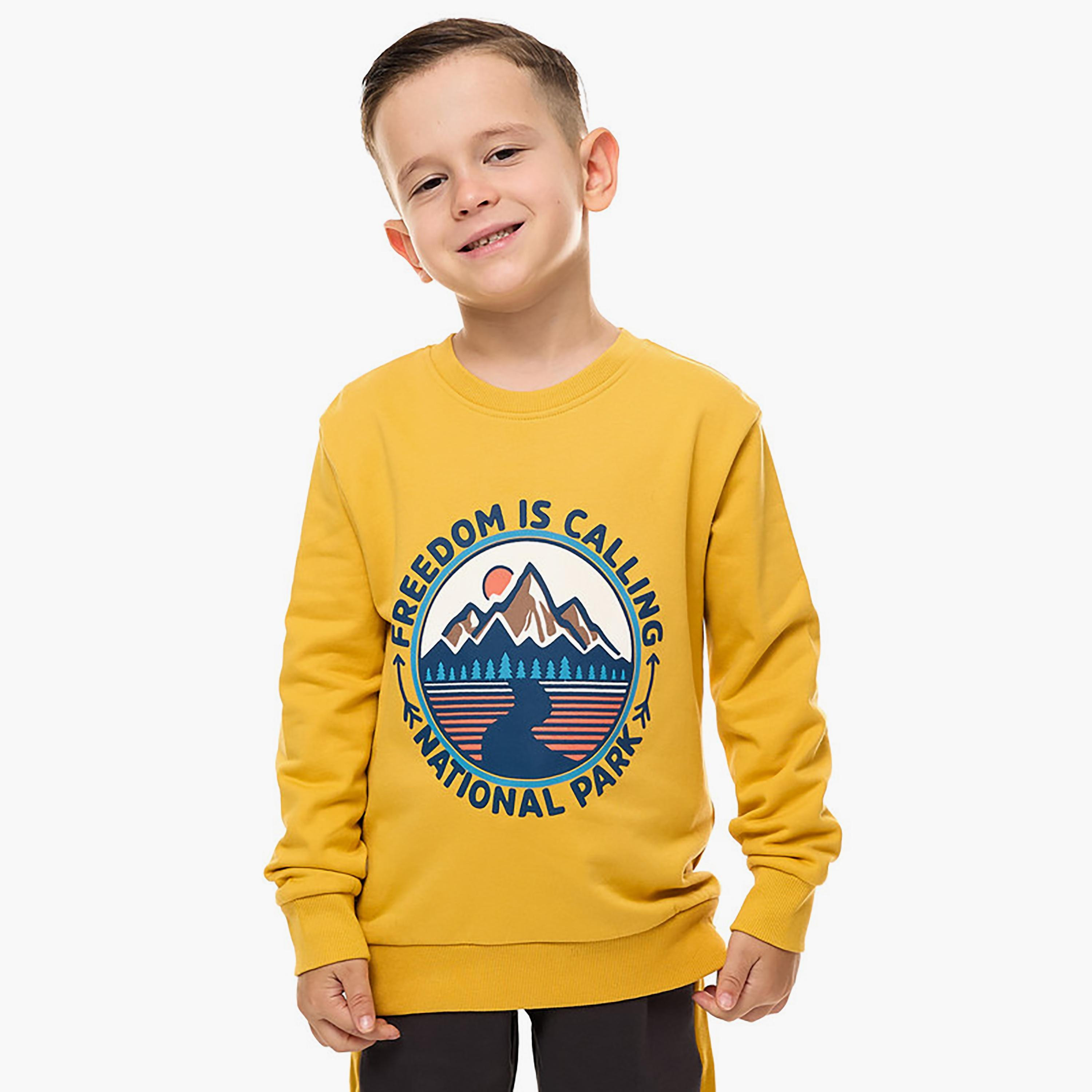Victor and Jane Printed Long Sleeves Sweatshirt-boys-clothing-sweatshirts-image-1