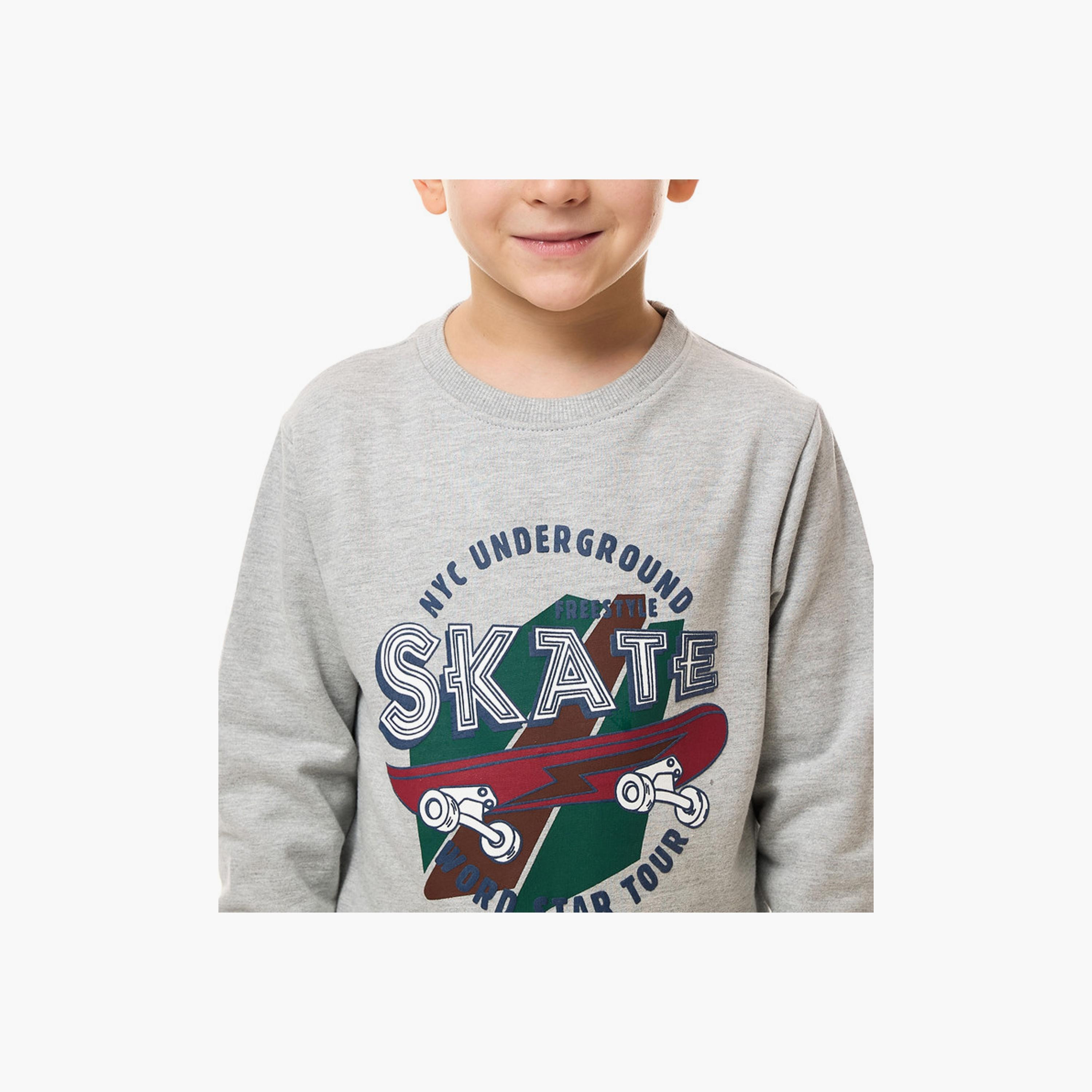 سويت شيرت بأكمام طويلة مطبوع من فيكتور اند جين-baby-boys-clothing-winterwear-sweatshirts-image-5