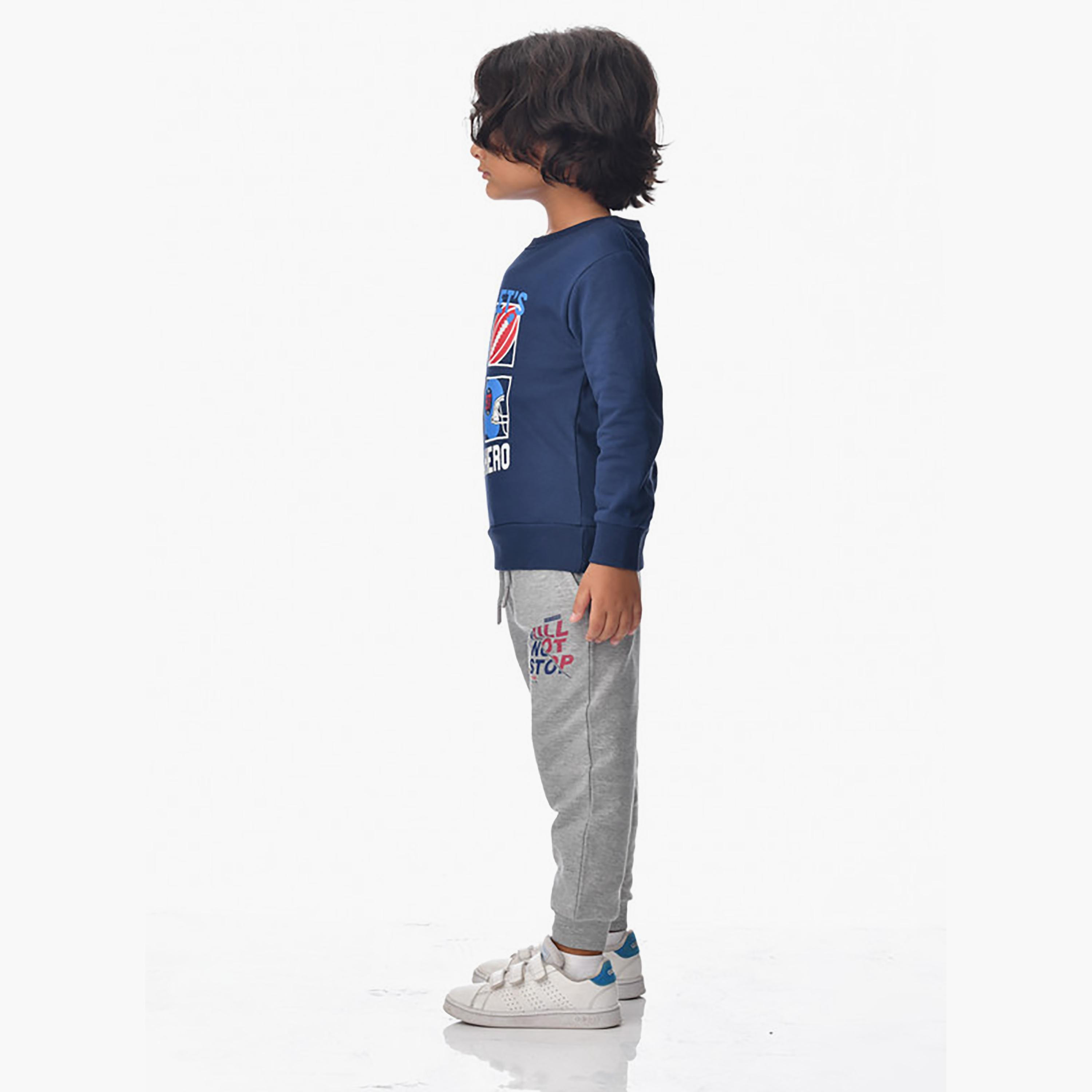 سويت شيرت بأكمام طويلة مطبوع من فيكتور اند جين-boys-clothing-sweatshirts-image-2
