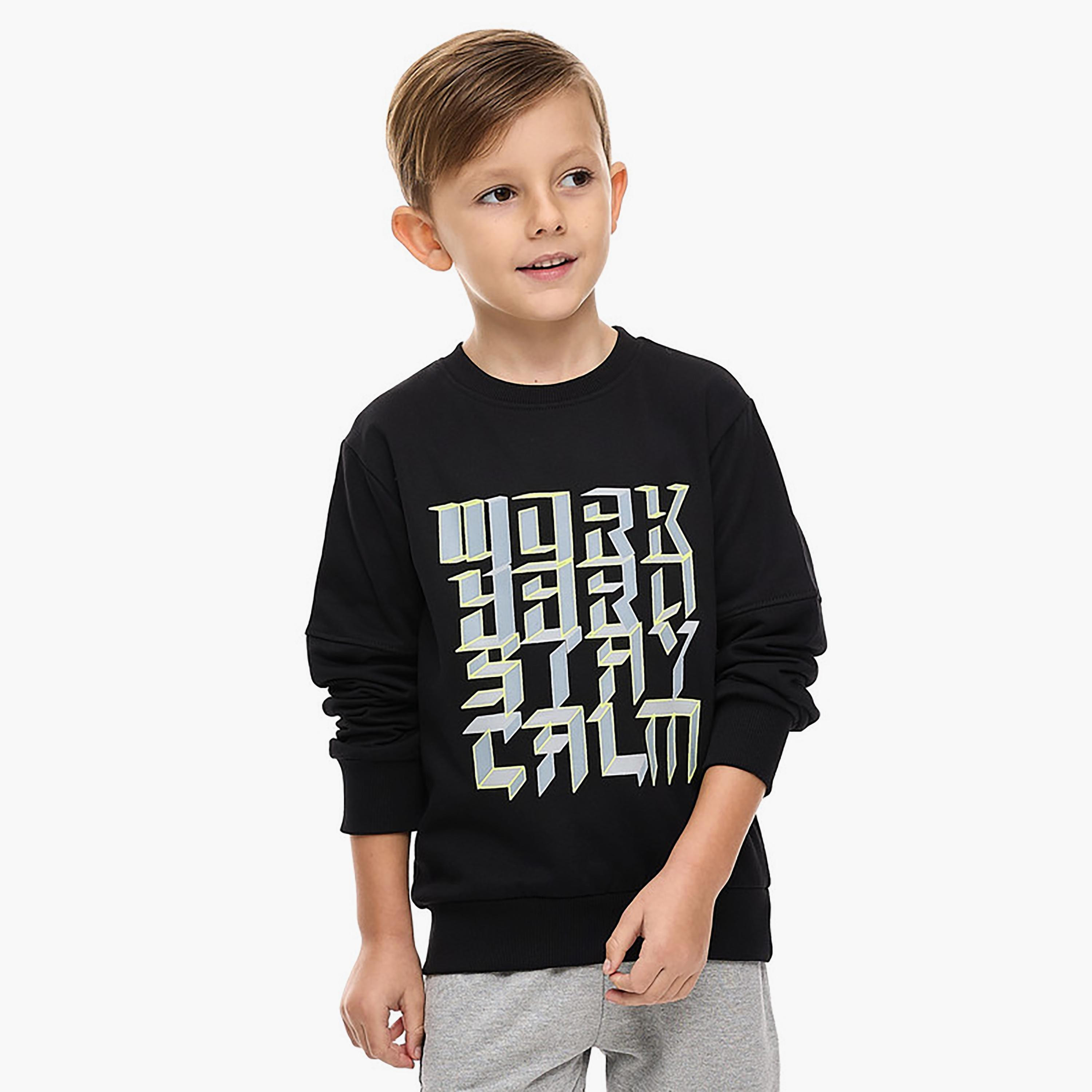 Victor and Jane Printed Long Sleeves Sweatshirt-boys-clothing-sweatshirts-image-1