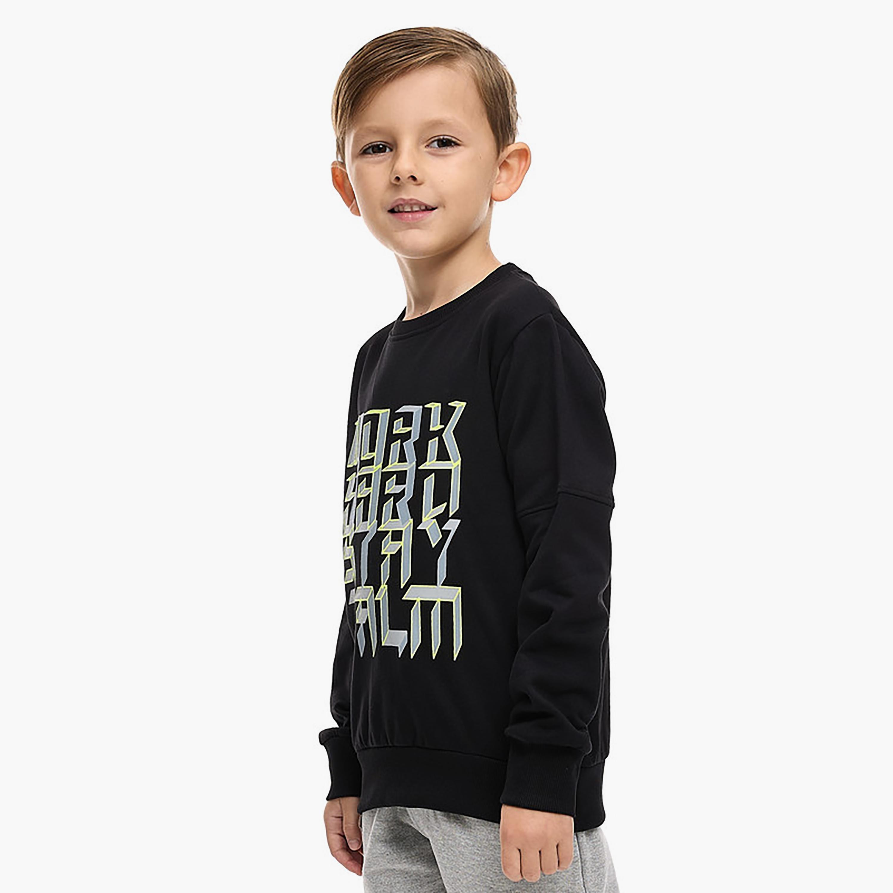Victor and Jane Printed Long Sleeves Sweatshirt-boys-clothing-sweatshirts-image-2