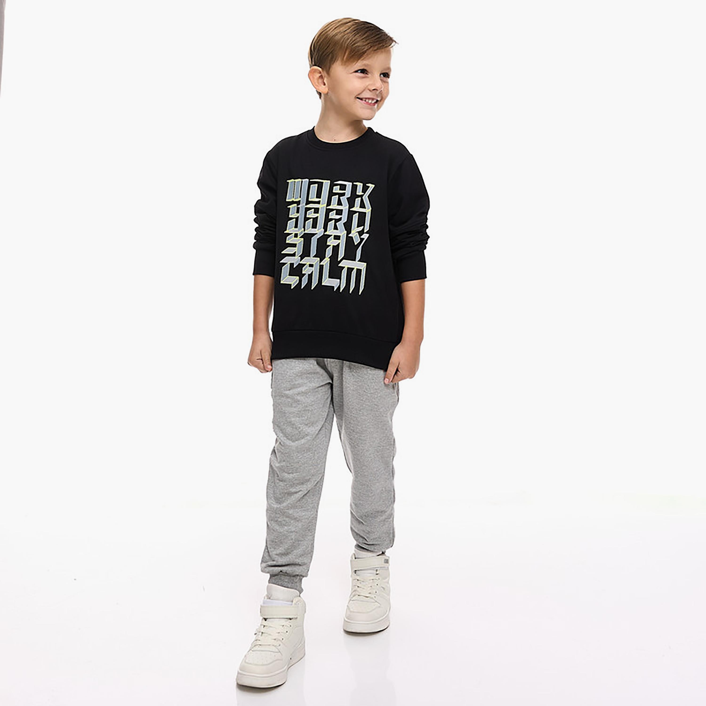 سويت شيرت بأكمام طويلة مطبوع من فيكتور اند جين-boys-clothing-sweatshirts-image-4