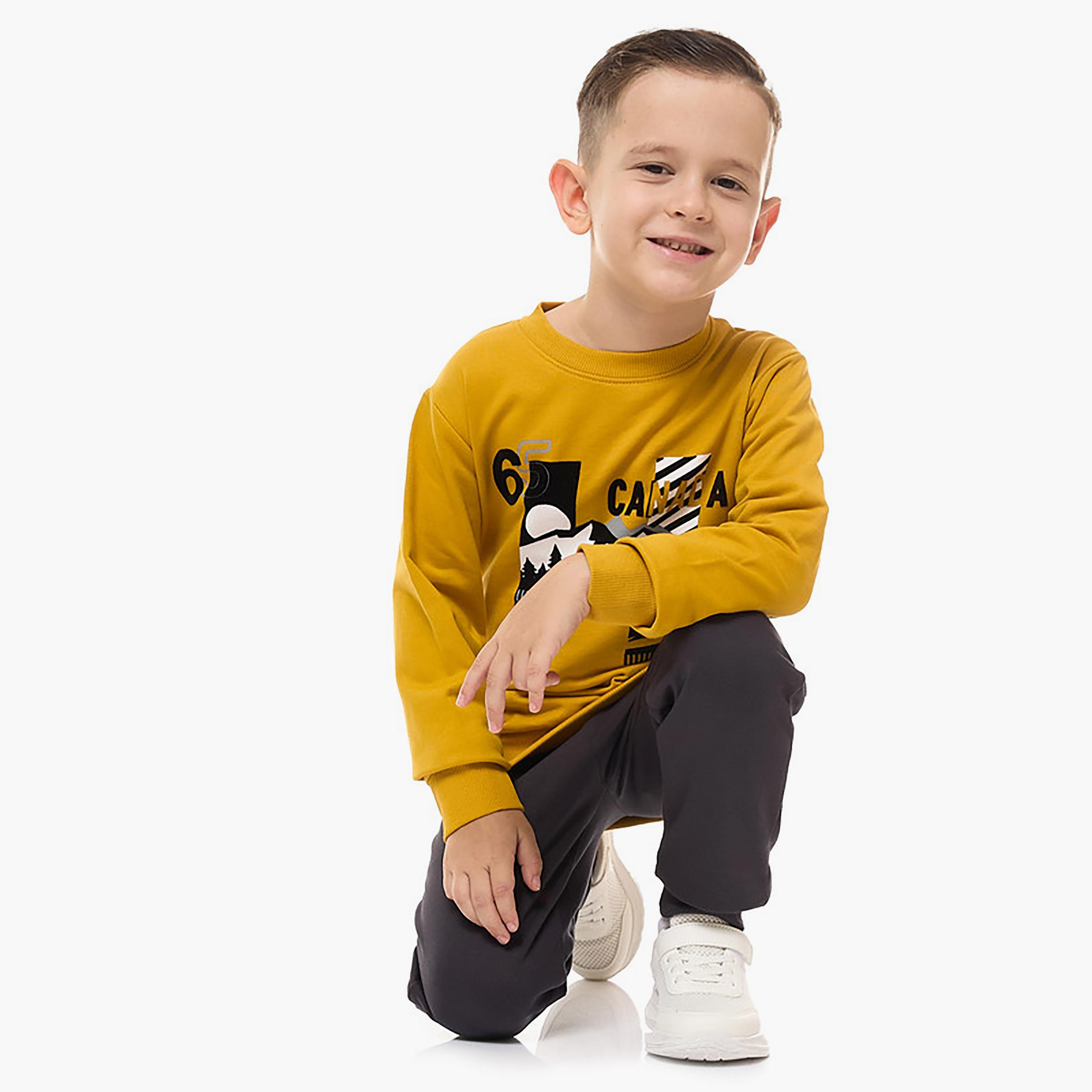 Victor and Jane Printed Long Sleeves Sweatshirt-boys-clothing-sweatshirts-image-4