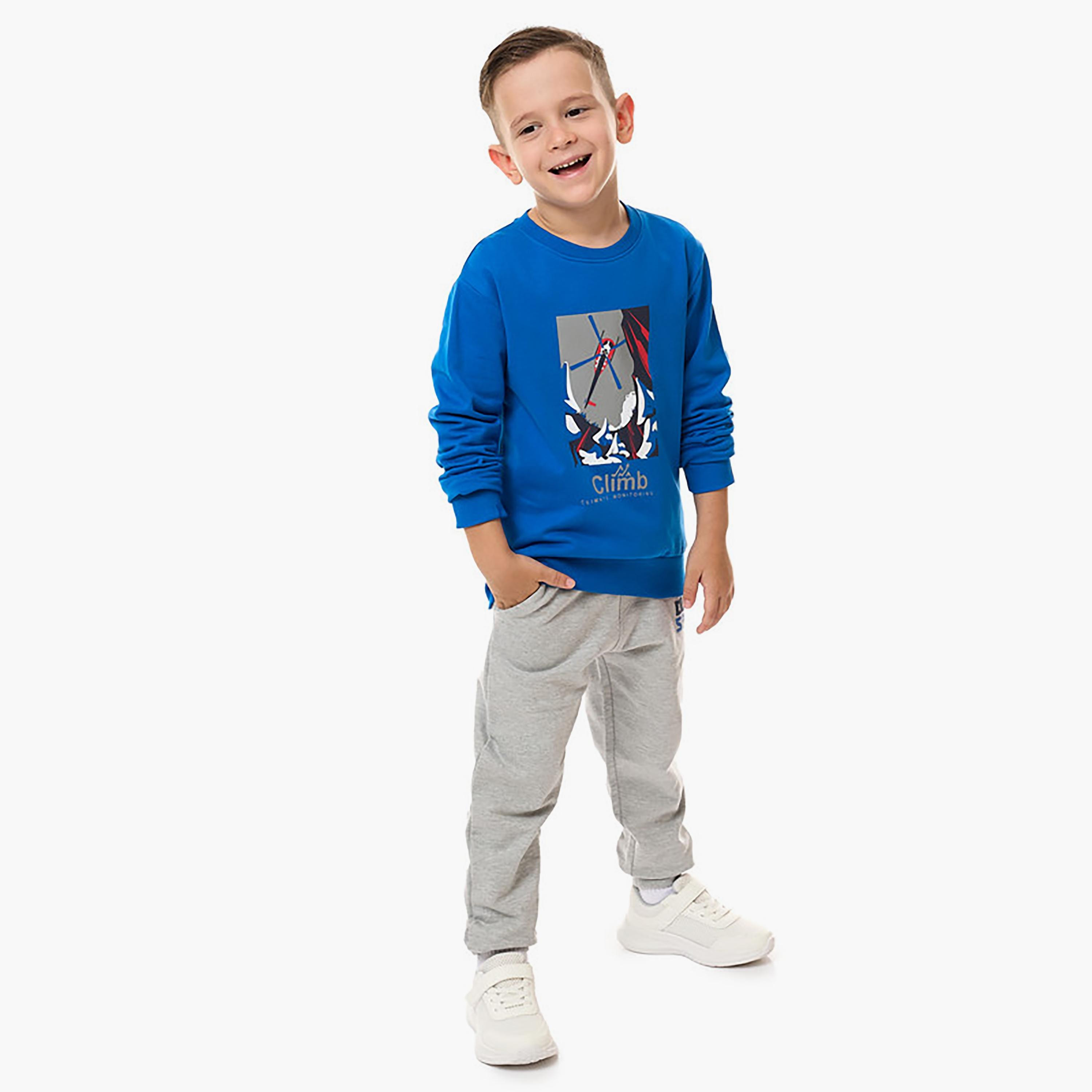 Victor and Jane Printed Long Sleeves Sweatshirt-boys-clothing-sweatshirts-image-4