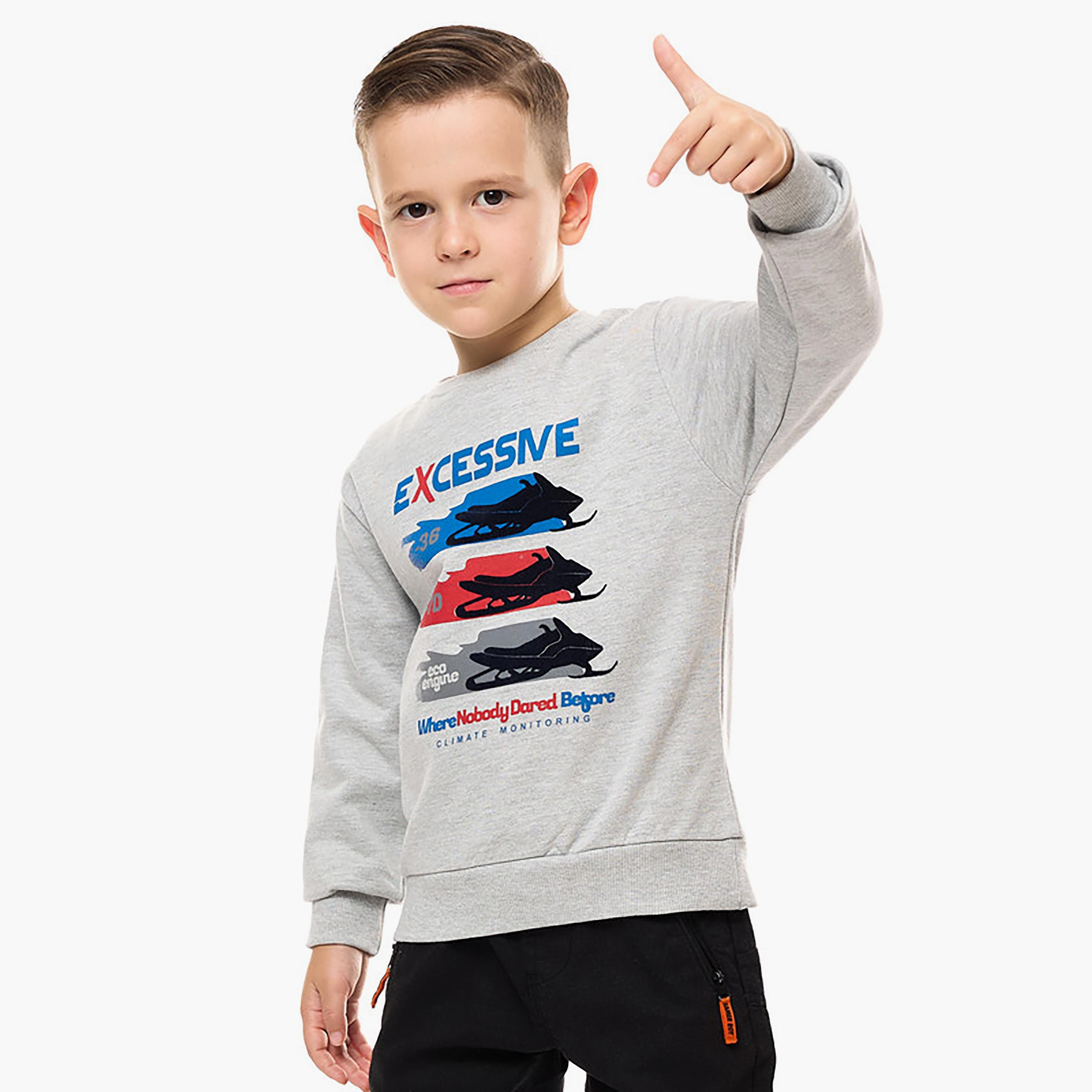 Victor and Jane Printed Long Sleeves Sweatshirt-boys-clothing-sweatshirts-image-1