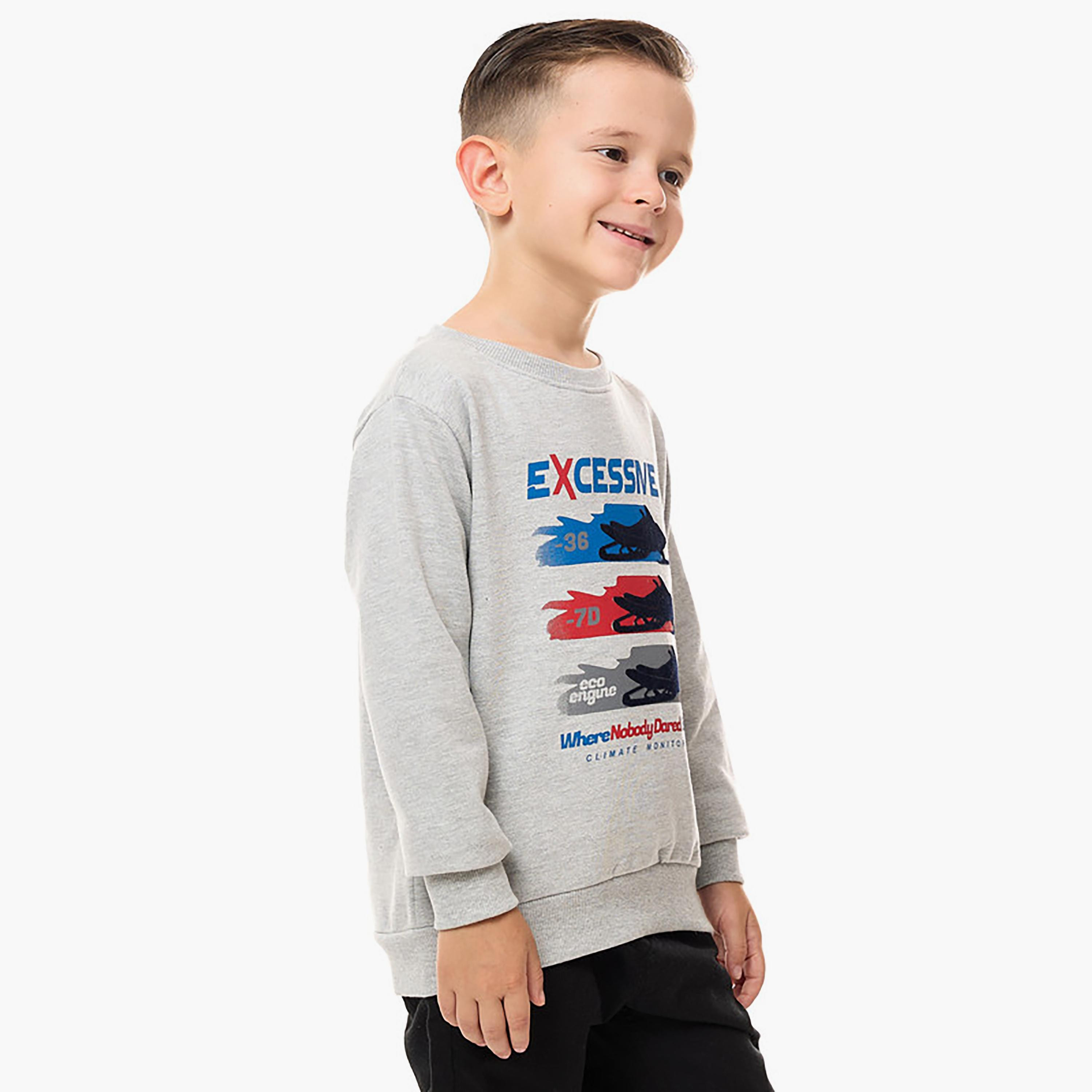 Victor and Jane Printed Long Sleeves Sweatshirt-boys-clothing-sweatshirts-image-2