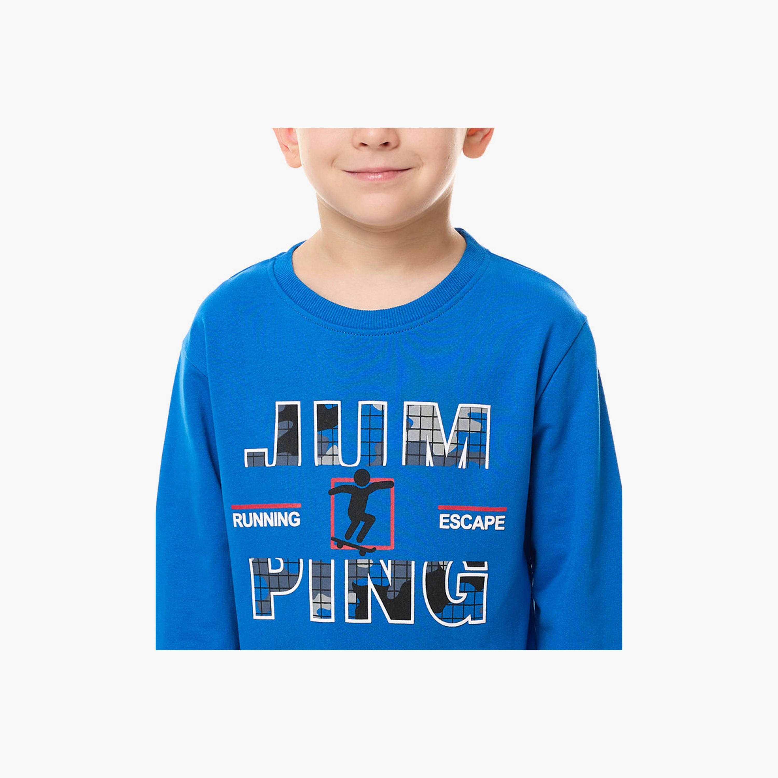 سويت شيرت بأكمام طويلة مطبوع من فيكتور اند جين-boys-clothing-sweatshirts-image-2