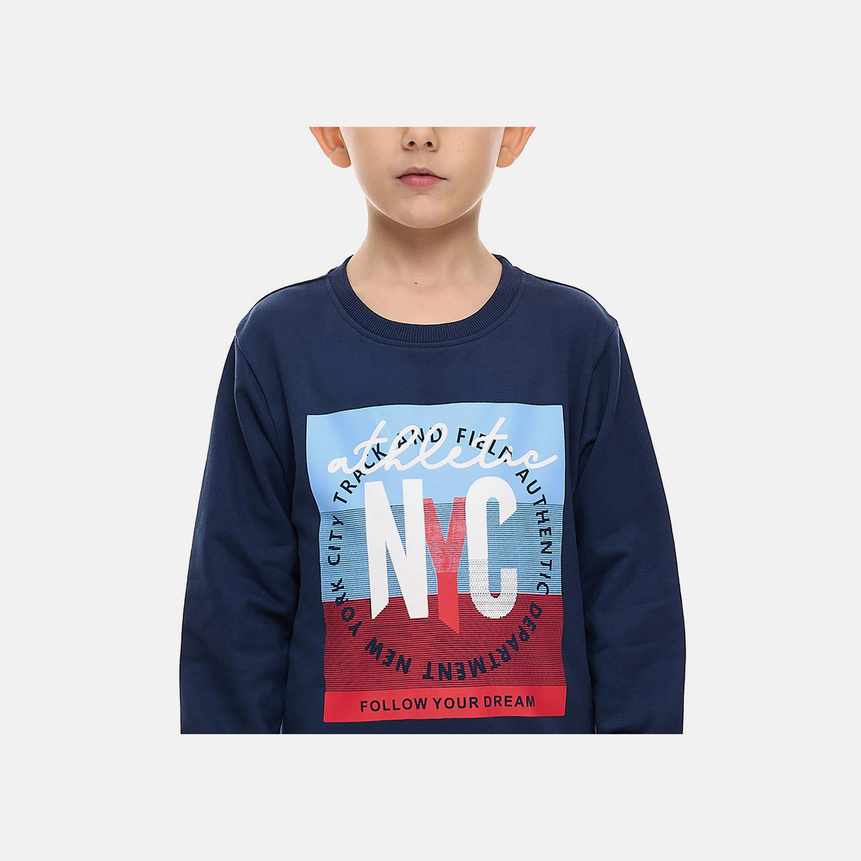 سويت شيرت بأكمام طويلة مطبوع من فيكتور اند جين-boys-clothing-sweatshirts-image-2