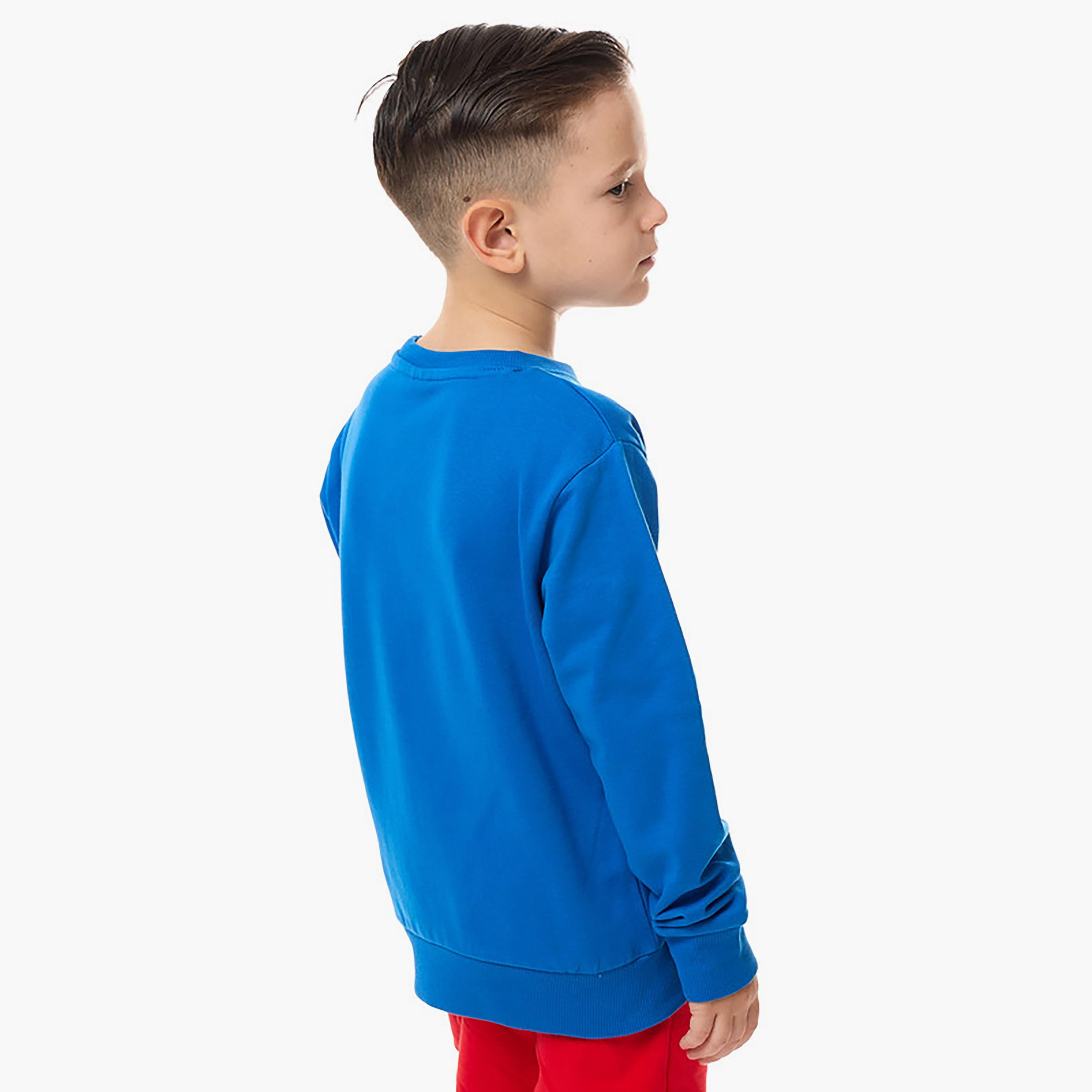 سويت شيرت بأكمام طويلة مطبوع من فيكتور اند جين-boys-clothing-sweatshirts-image-4