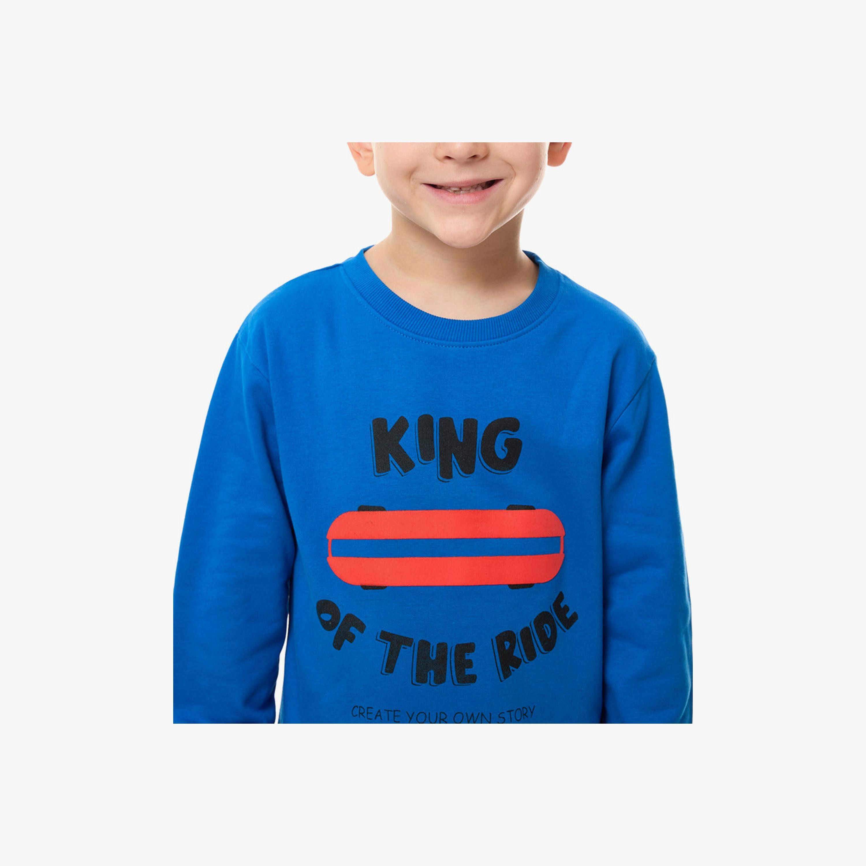 سويت شيرت بأكمام طويلة مطبوع من فيكتور اند جين-boys-clothing-sweatshirts-image-2
