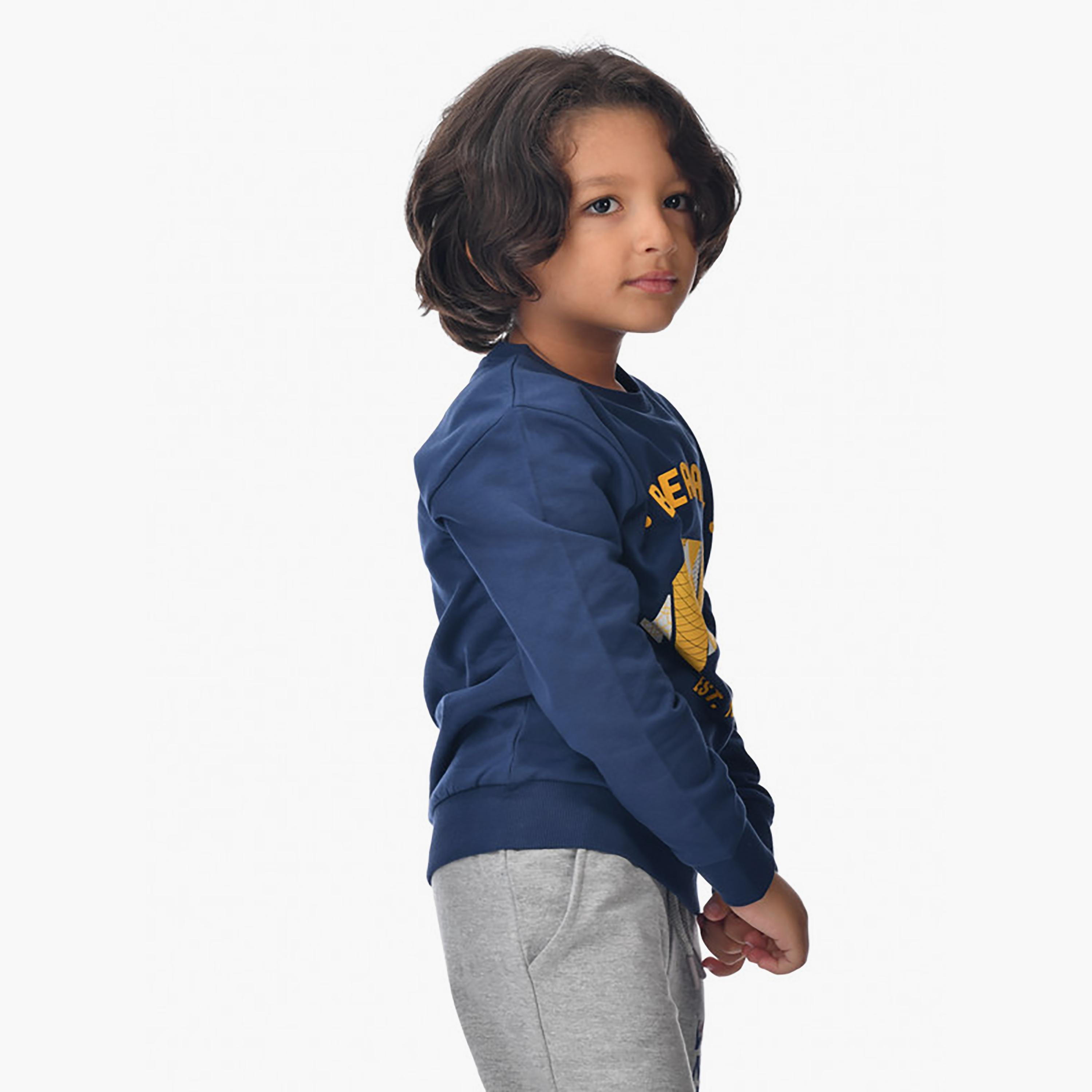Victor and Jane Printed Long Sleeves Sweatshirt-boys-clothing-sweatshirts-image-2