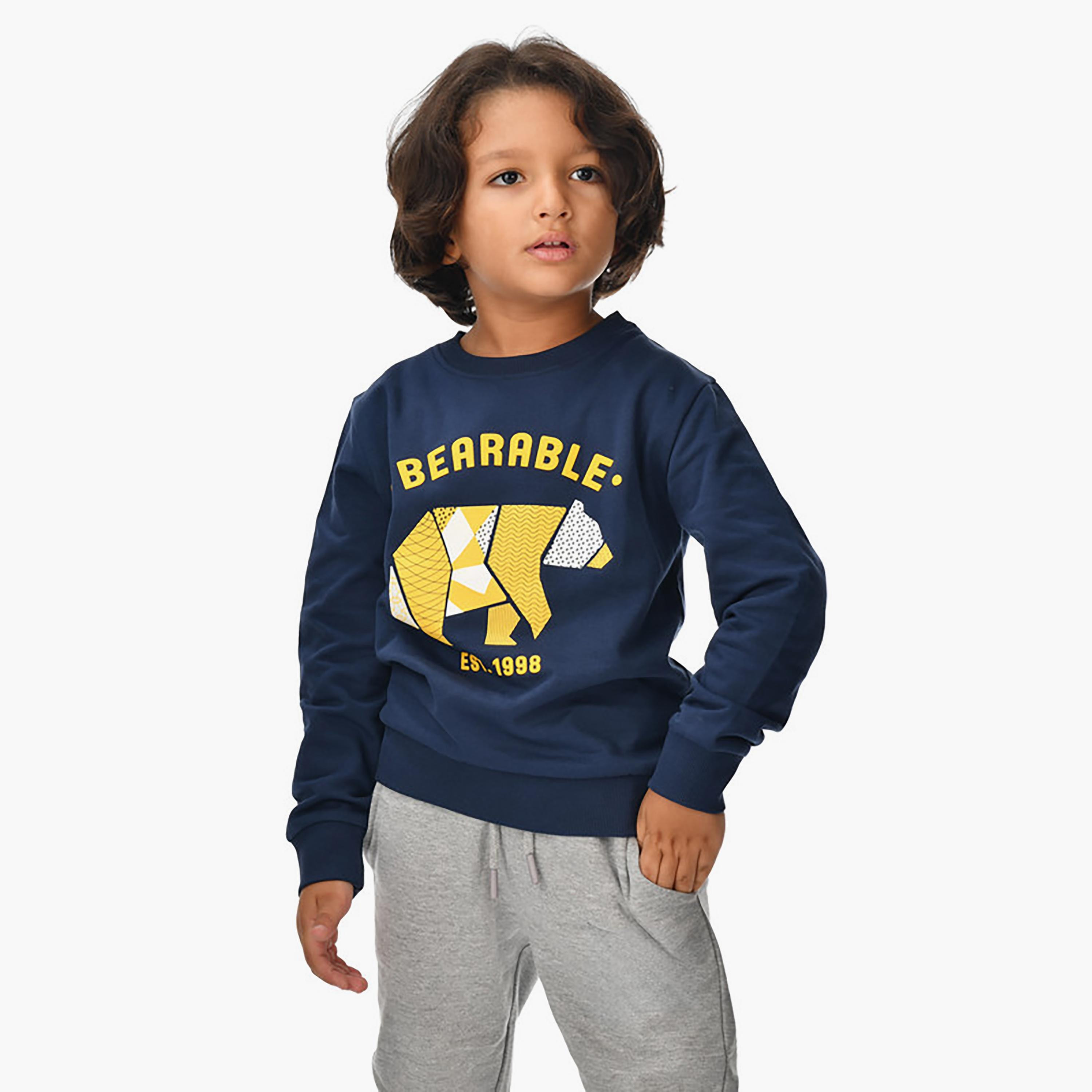 Victor and Jane Printed Long Sleeves Sweatshirt-boys-clothing-sweatshirts-image-3
