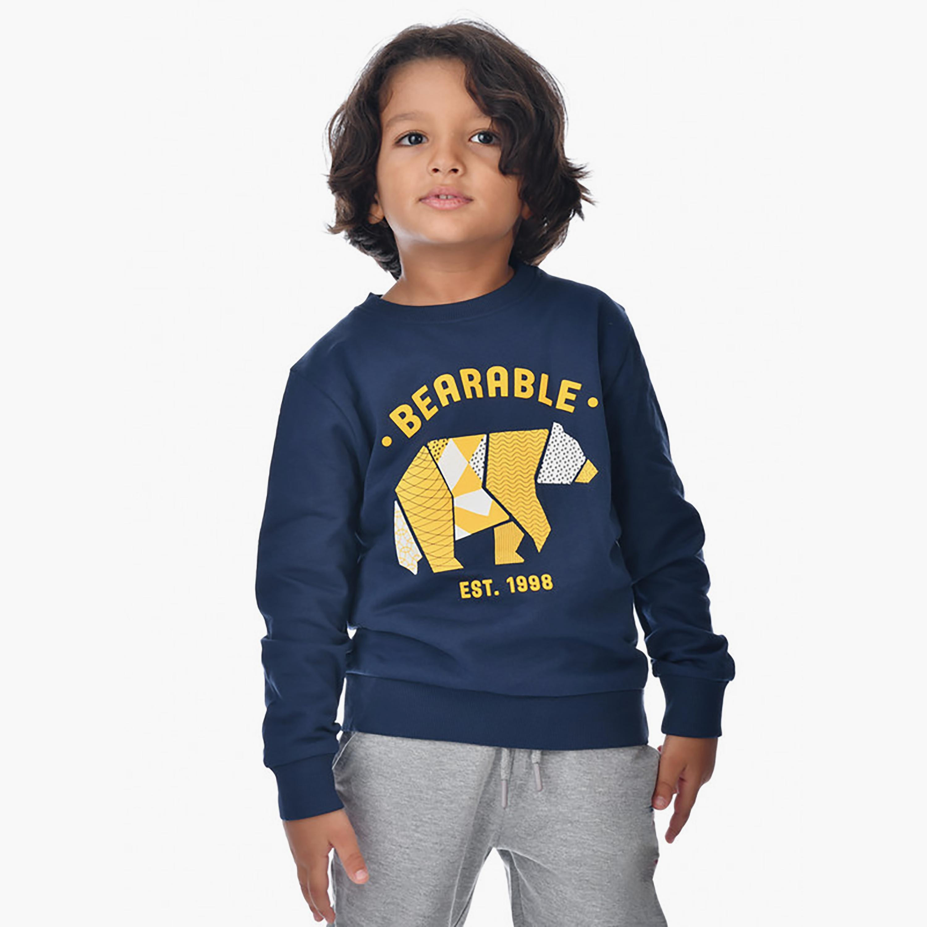 Victor and Jane Printed Long Sleeves Sweatshirt-boys-clothing-sweatshirts-image-4