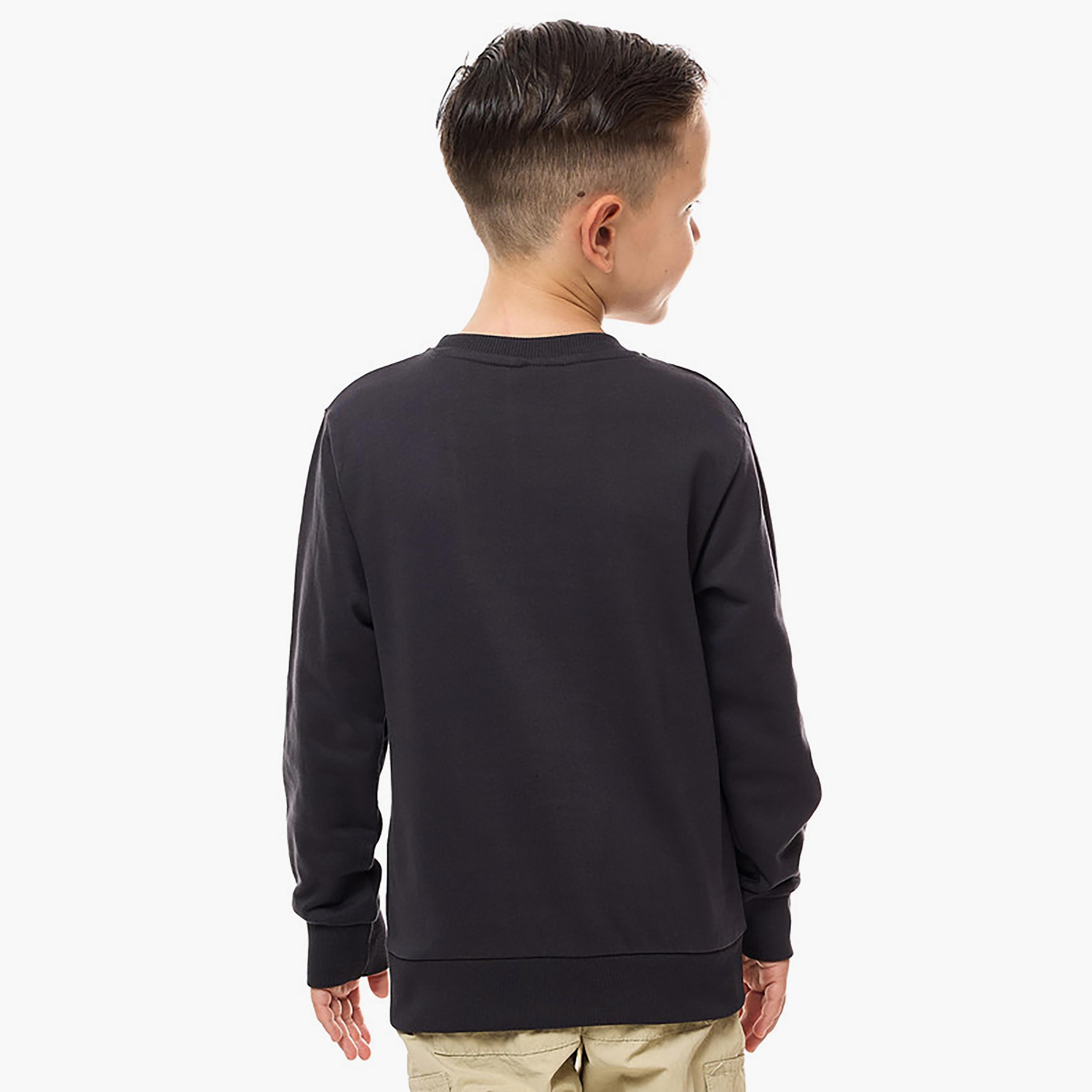 سويت شيرت بأكمام طويلة مطبوع من فيكتور اند جين-boys-clothing-sweatshirts-image-3