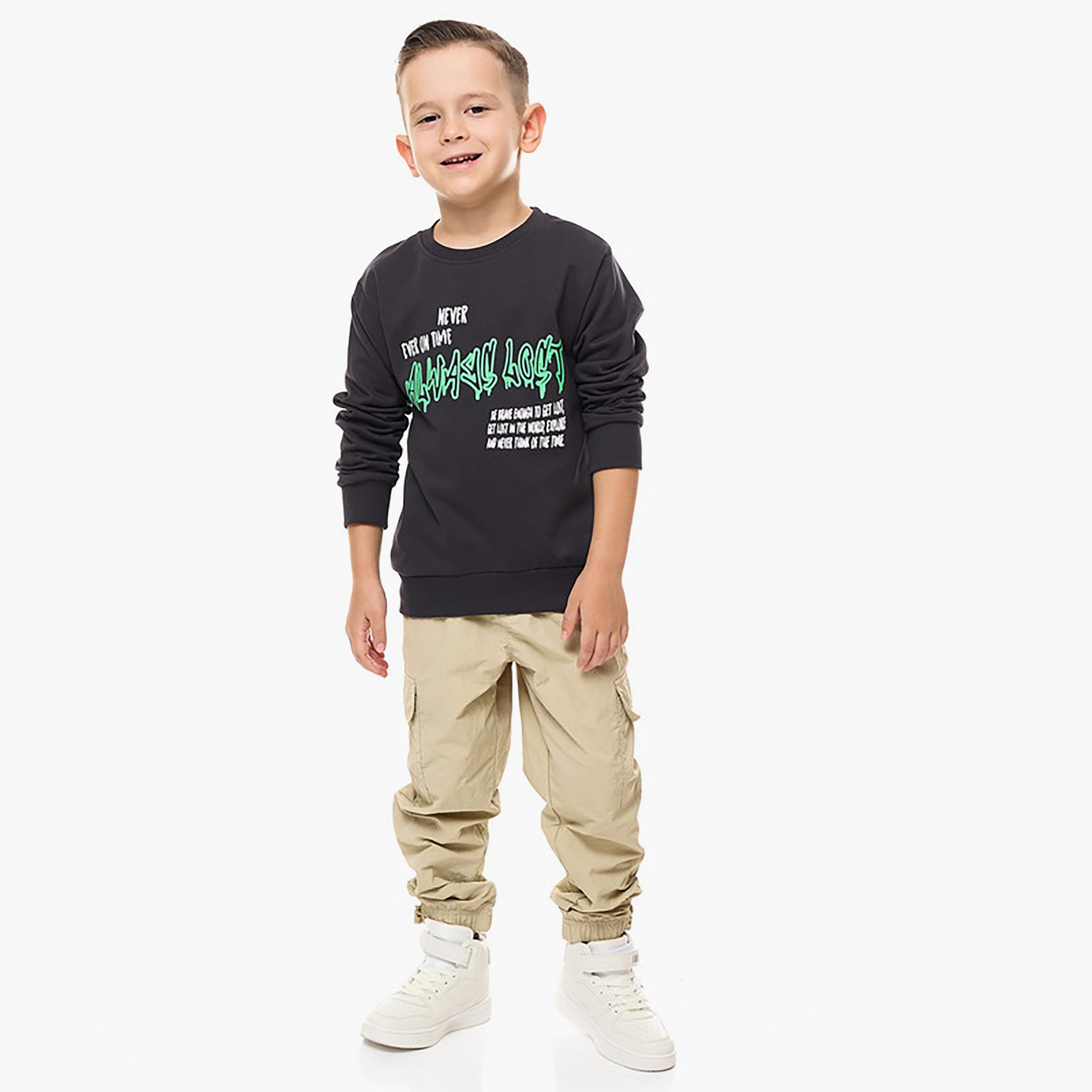 Victor and Jane Printed Long Sleeves Sweatshirt-boys-clothing-sweatshirts-image-4