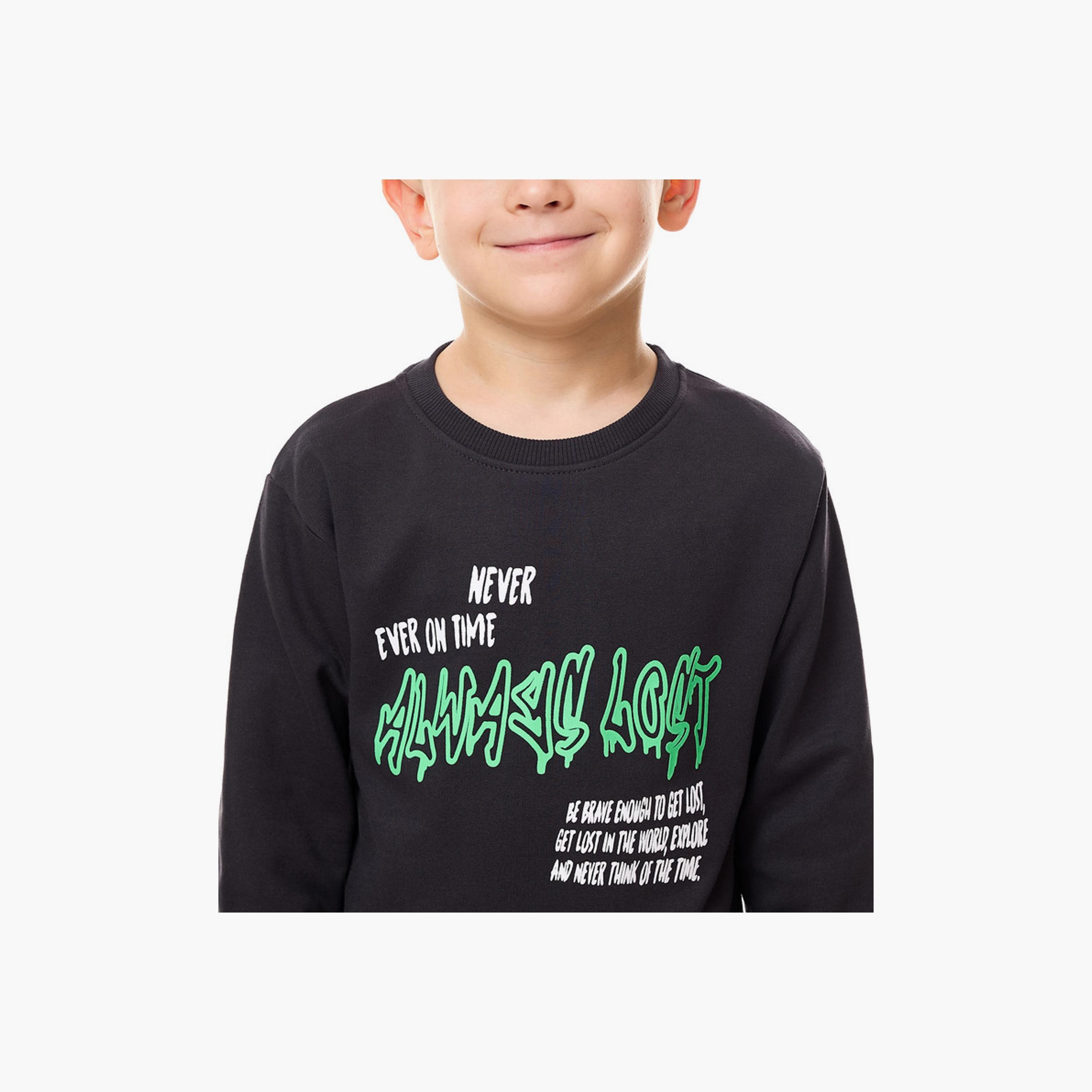 سويت شيرت بأكمام طويلة مطبوع من فيكتور اند جين-boys-clothing-sweatshirts-image-5