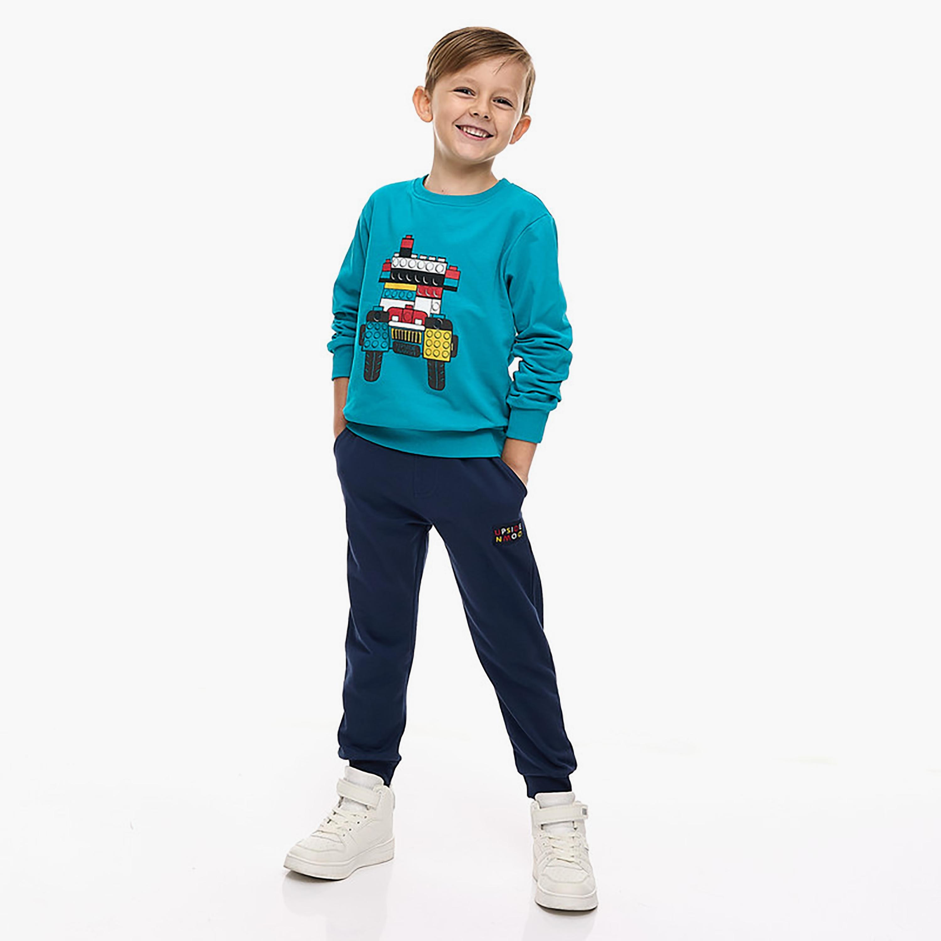 Victor and Jane 2-Piece Printed Long Sleeves T-Shirt with Joggers-baby-boys-clothing-winterwear-setsandcoords-image-1