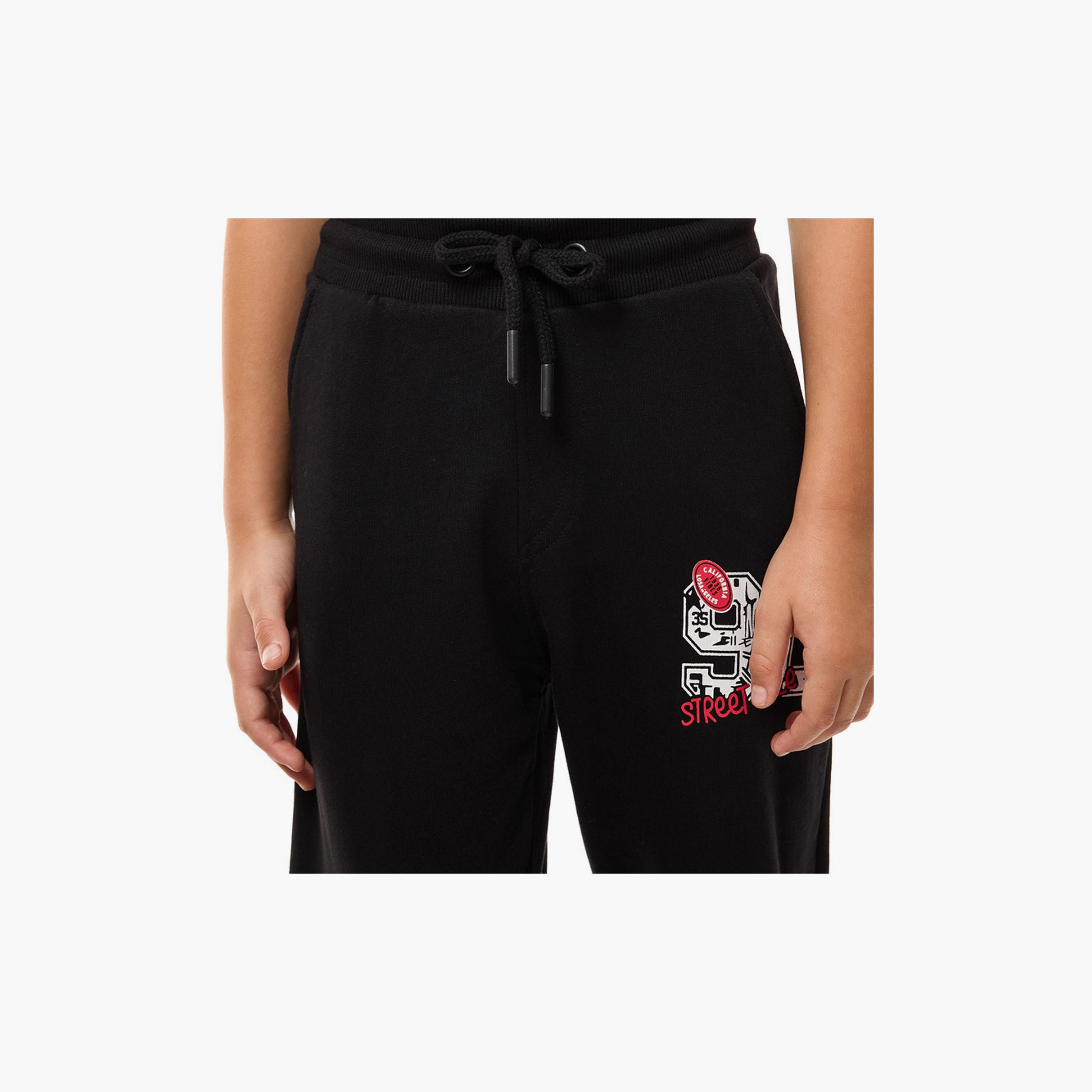 هودي بأكمام طويلة مطبوع مع بنطلون ركض قطعتين من فيكتور اند جين-boys-clothing-setsandcoords-image-6