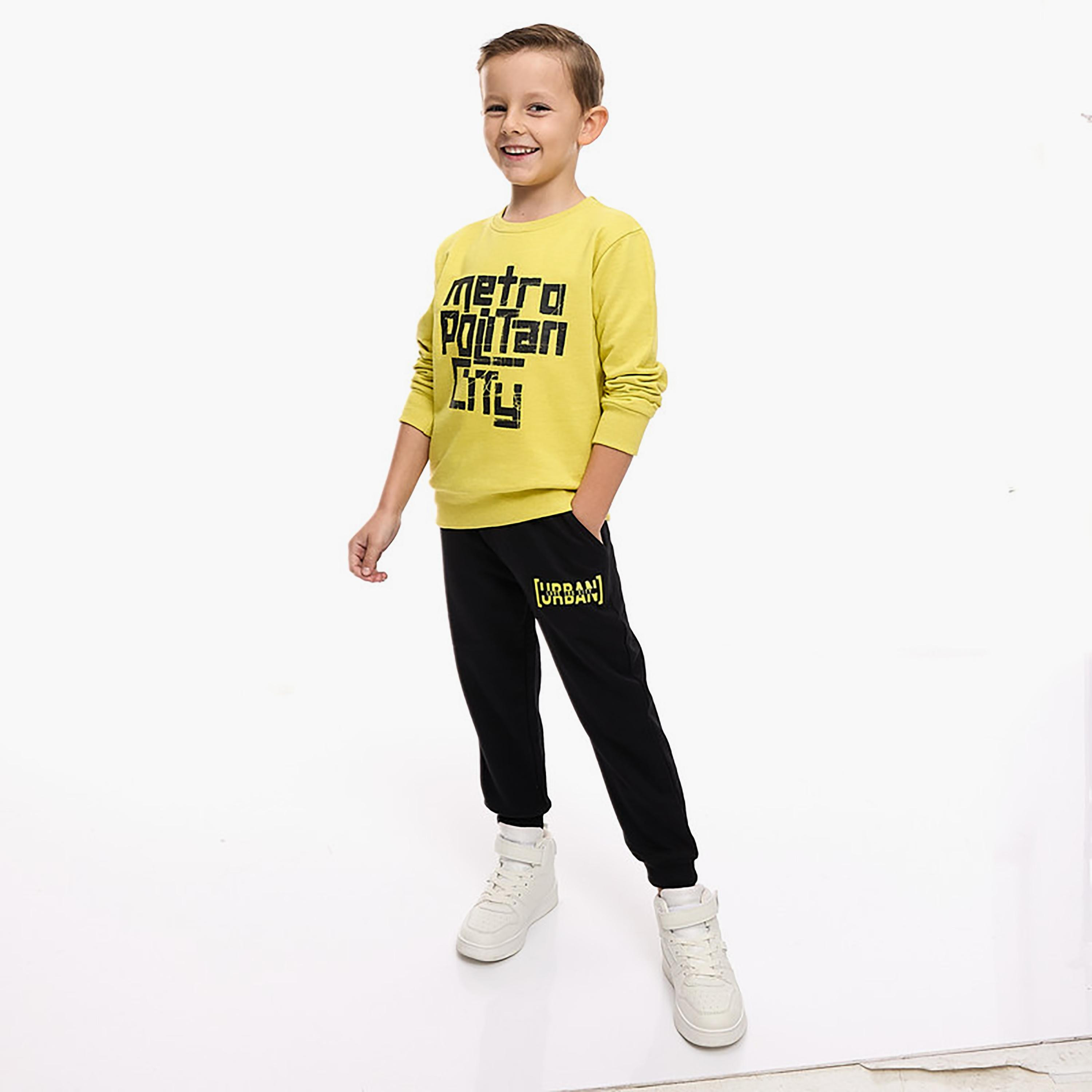 Victor and Jane 2-Piece Printed Long Sleeves Sweatshirt with Joggers-baby-boys-clothing-winterwear-setsandcoords-image-2