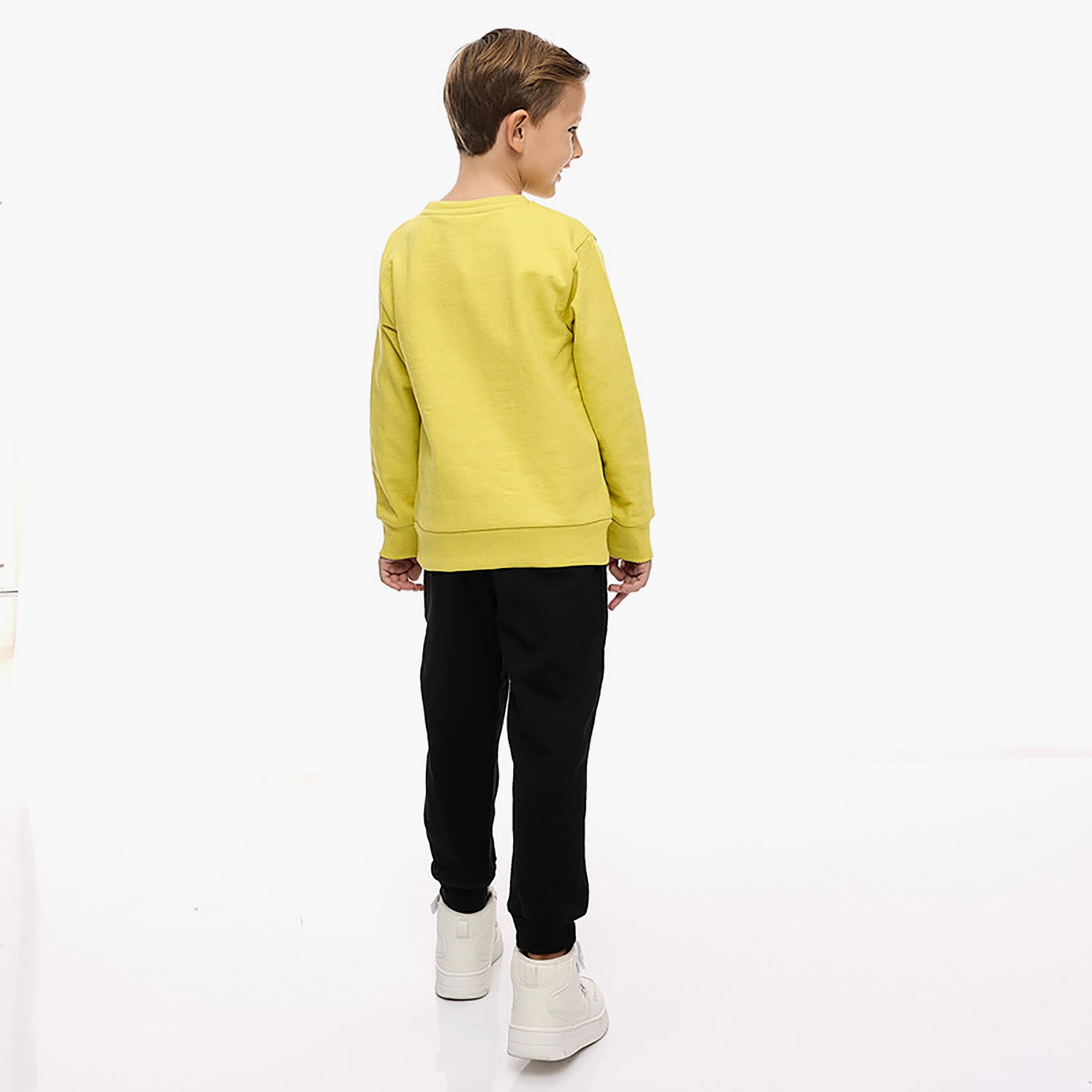 Victor and Jane 2-Piece Printed Long Sleeves Sweatshirt with Joggers-baby-boys-clothing-winterwear-setsandcoords-image-3