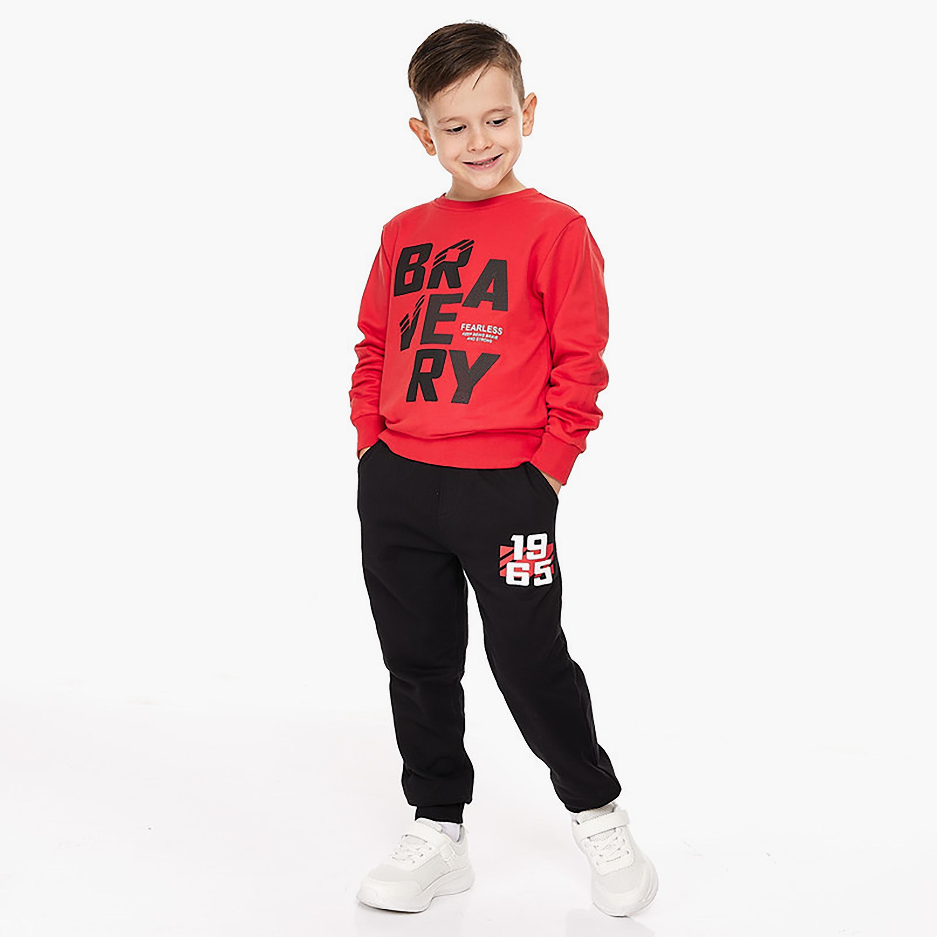 Victor and Jane 2-Piece Printed Long Sleeves Sweatshirt with Joggers-baby-boys-clothing-winterwear-setsandcoords-image-1