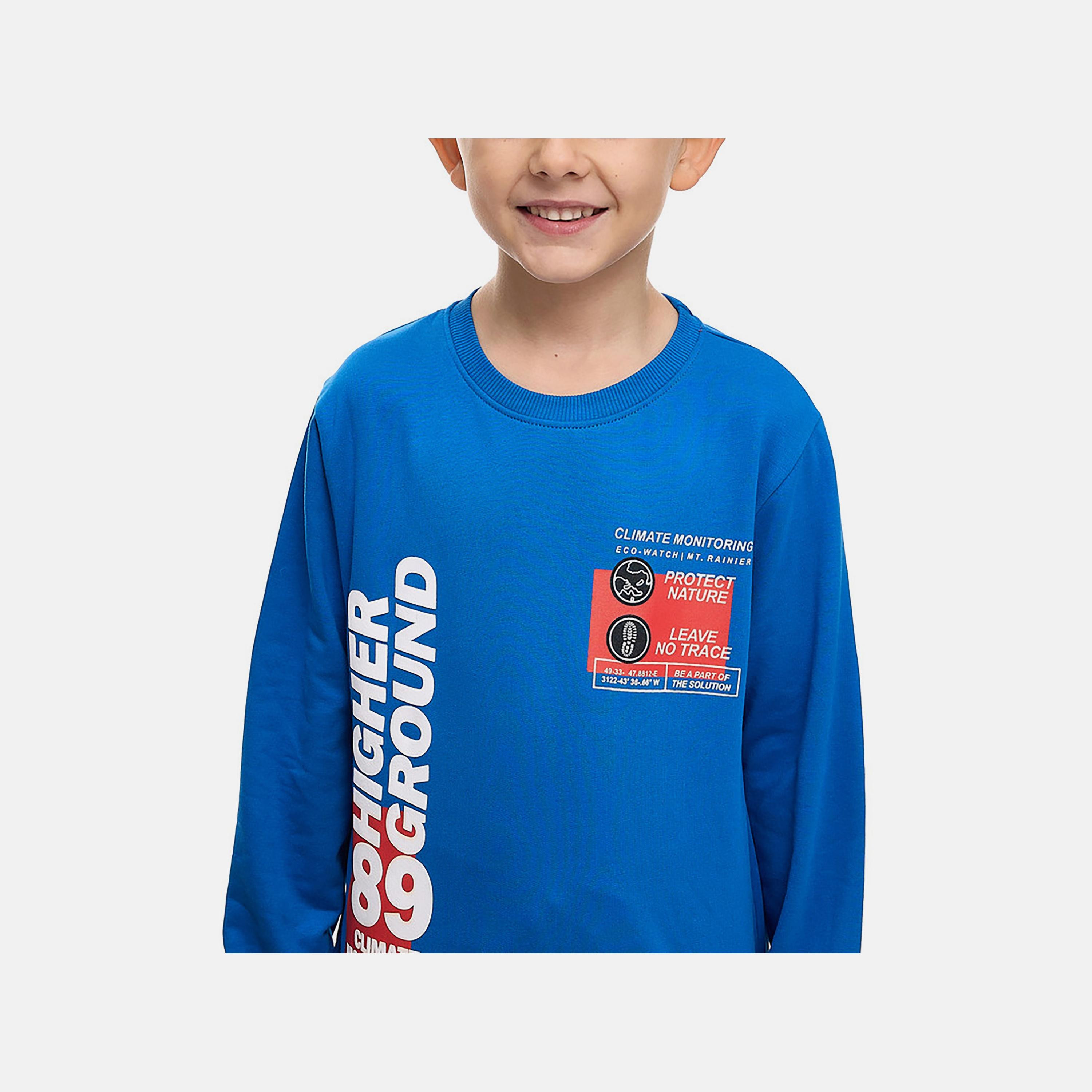 سويت شيرت بأكمام طويلة مطبوع  مع بنطال ركض قطعتين من فيكتور اند جين-baby-boys-clothing-winterwear-setsandcoords-image-5