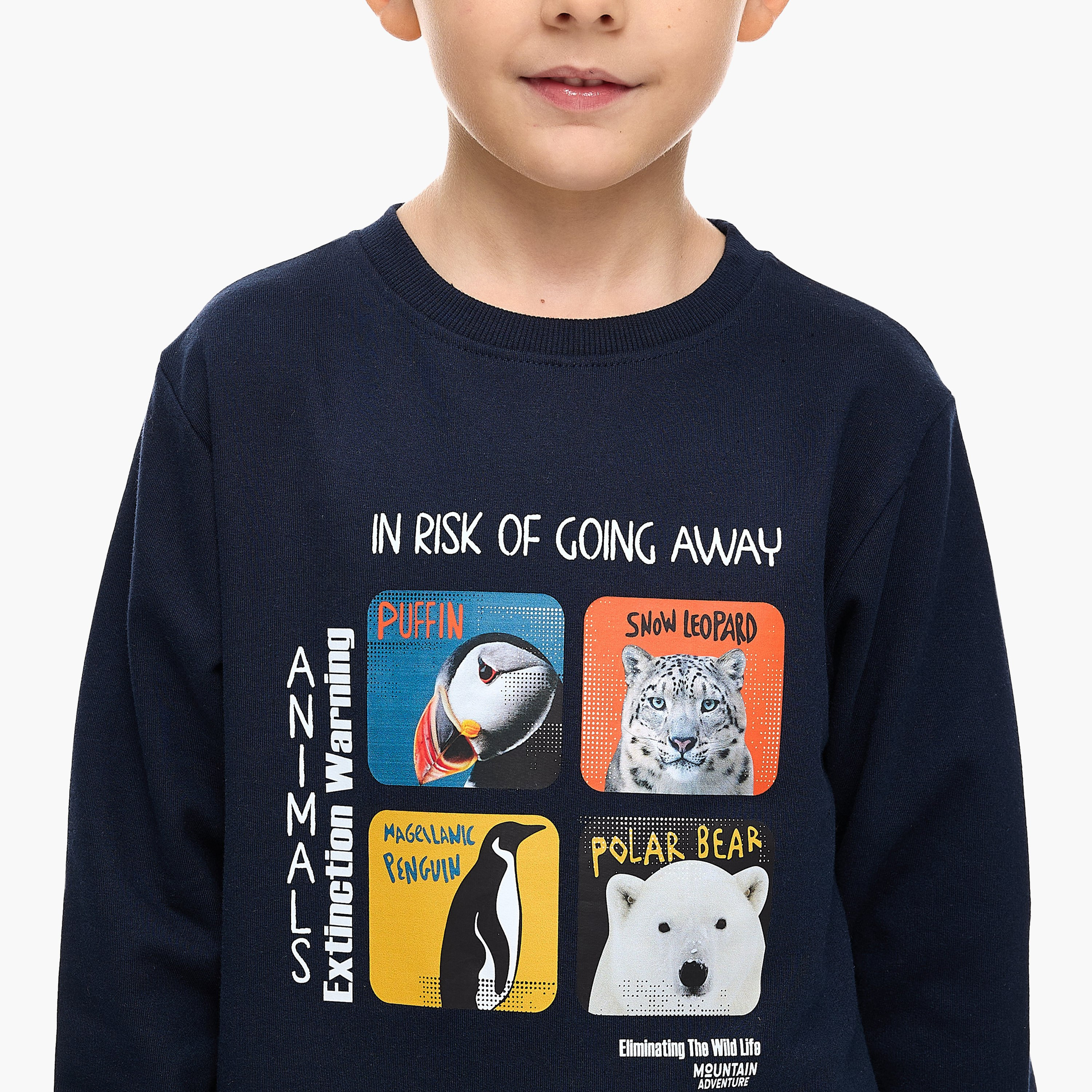 Victor and Jane Printed Sweatshirt & Pants Set - Multicolour-boys-clothing-setsandcoords-image-4