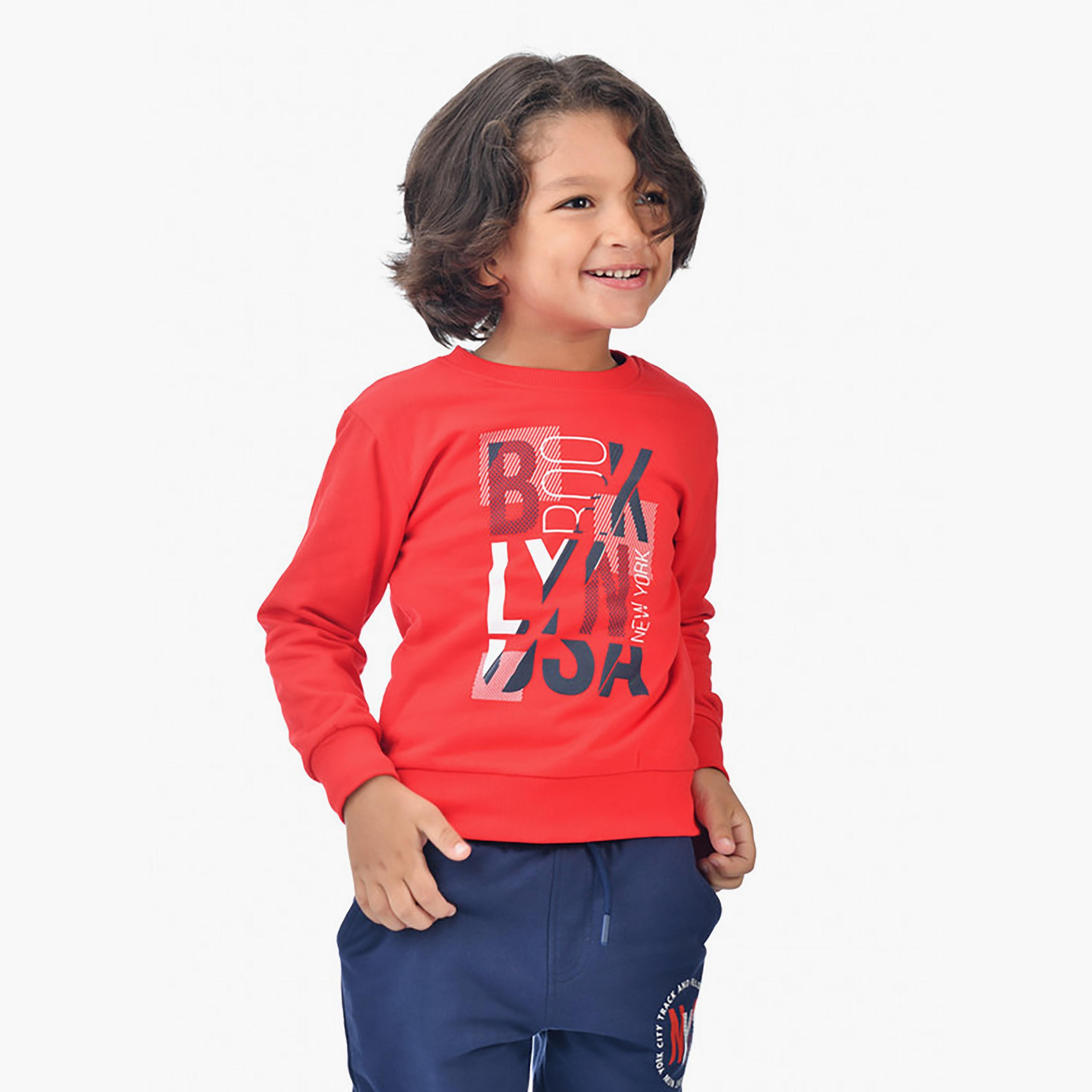 Victor and Jane 2-Piece Printed Long Sleeves Sweatshirt with Joggers-baby-boys-clothing-winterwear-setsandcoords-image-5