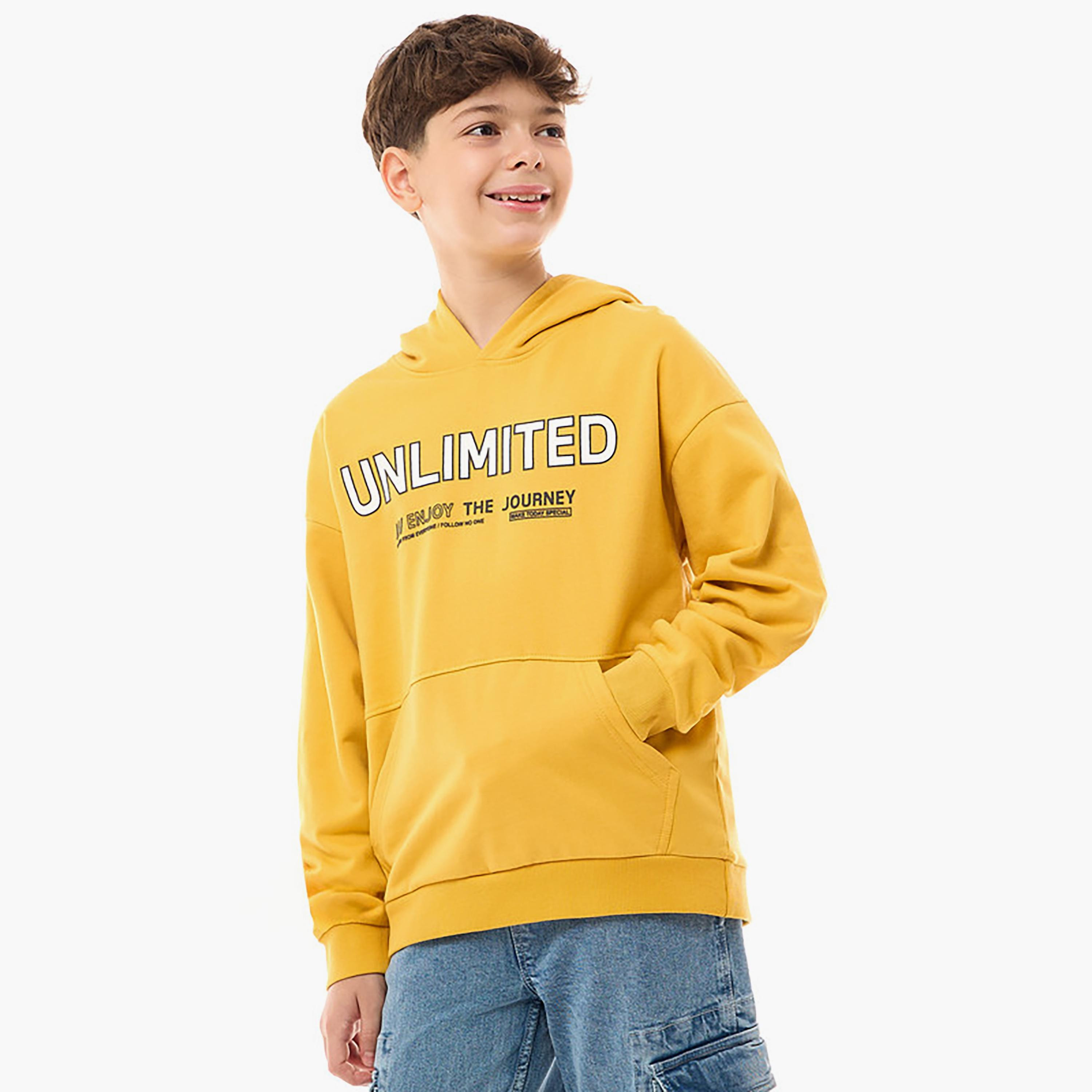 هودي بأكمام طويلة مطبوع من فيكتور اند جين-boys-clothing-sweatshirts-image-1