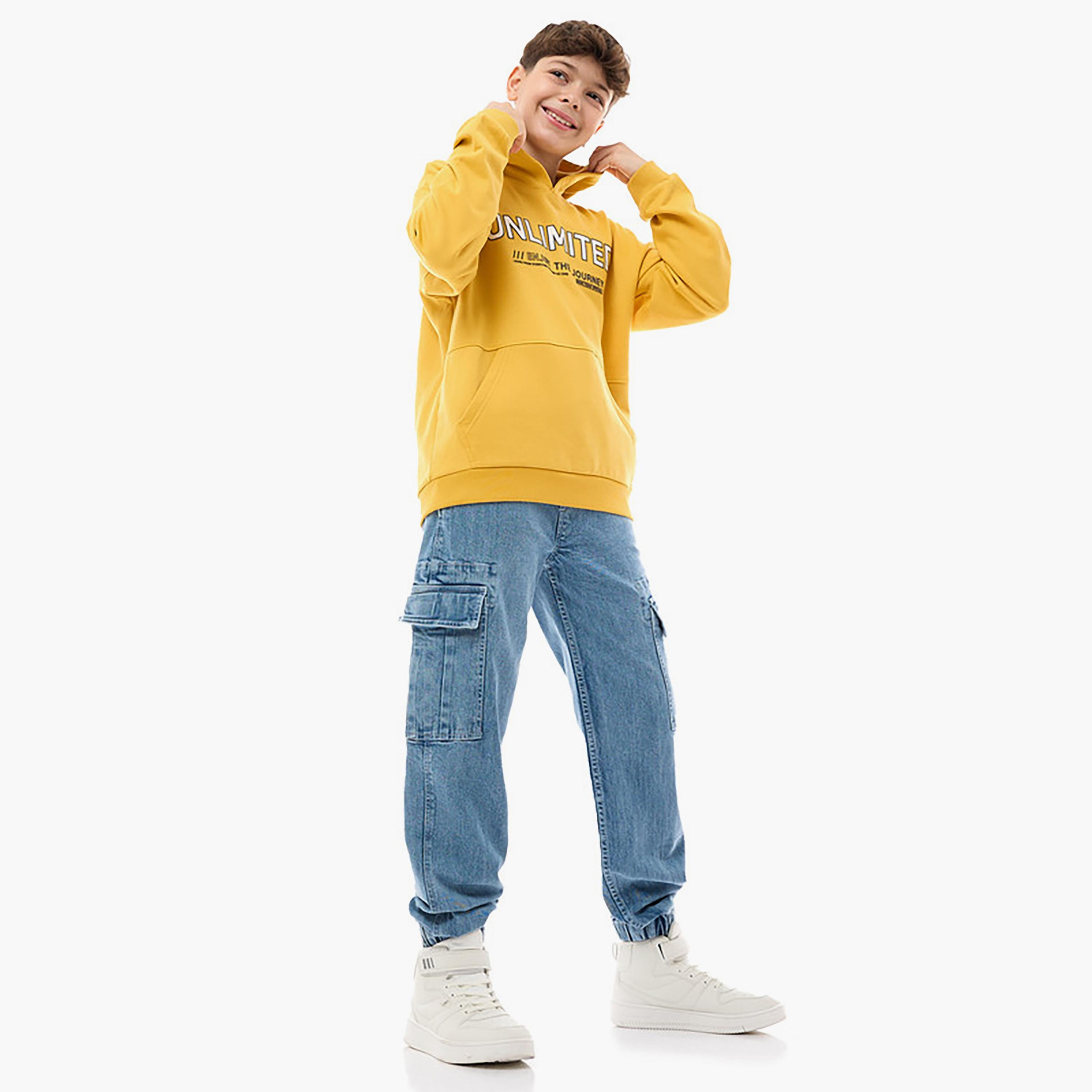 Victor and Jane Printed Long Sleeves Hoodie-boys-clothing-sweatshirts-image-4