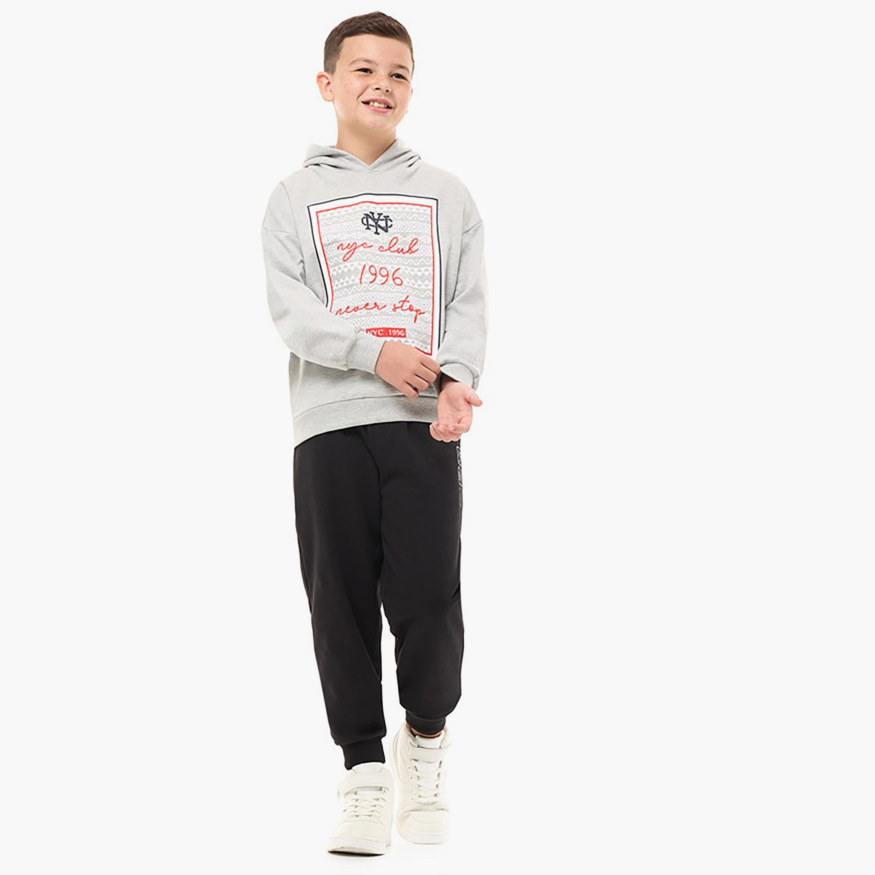 Victor and Jane Printed Long Sleeves Hoodie-boys-clothing-sweatshirts-image-4