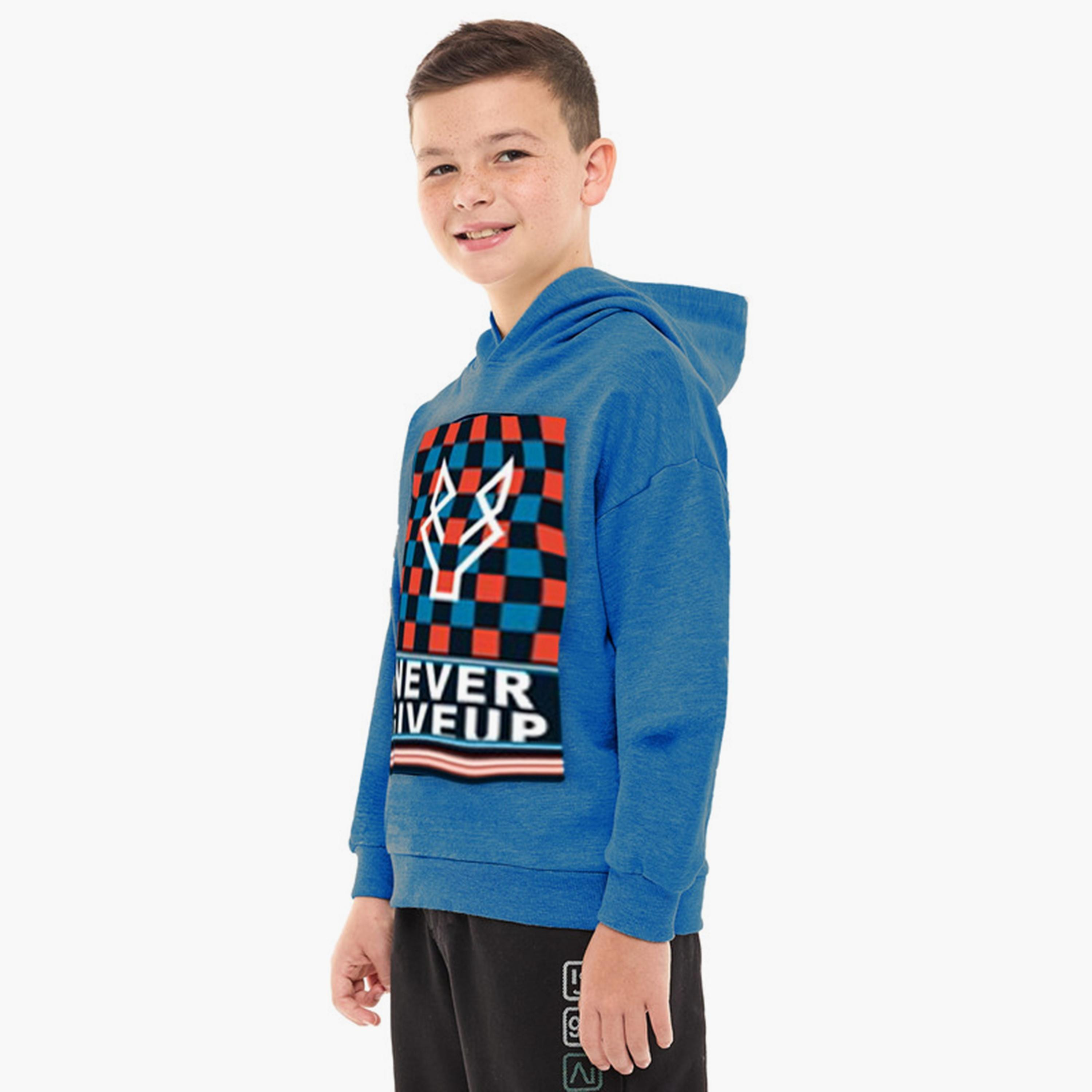 Victor and Jane Printed Long Sleeves Hoodie-boys-clothing-sweatshirts-image-2