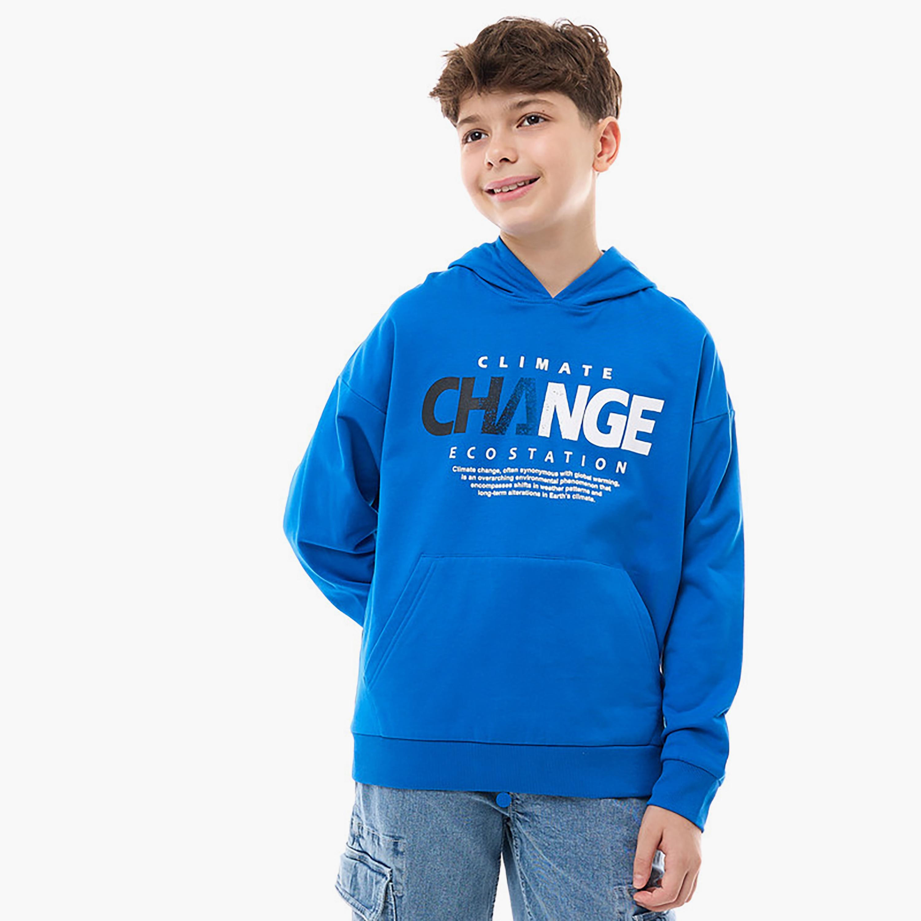 هودي بأكمام طويلة مطبوع من فيكتور اند جين-boys-clothing-sweatshirts-image-1