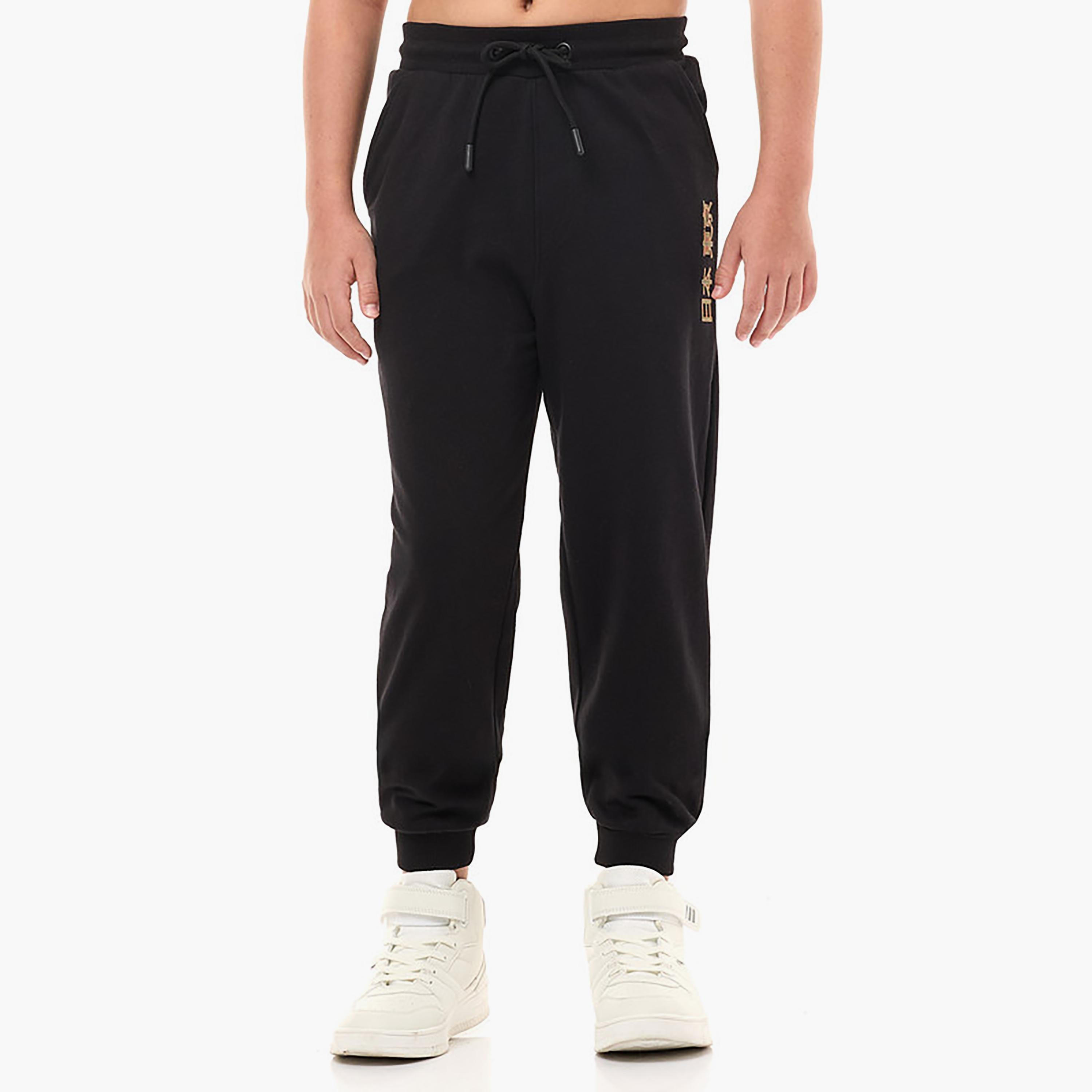 هودي بأكمام طويلة مطبوع مع بنطلون ركض قطعتين من فيكتور اند جين-cpkids-clothing-boys-clothessets-image-5
