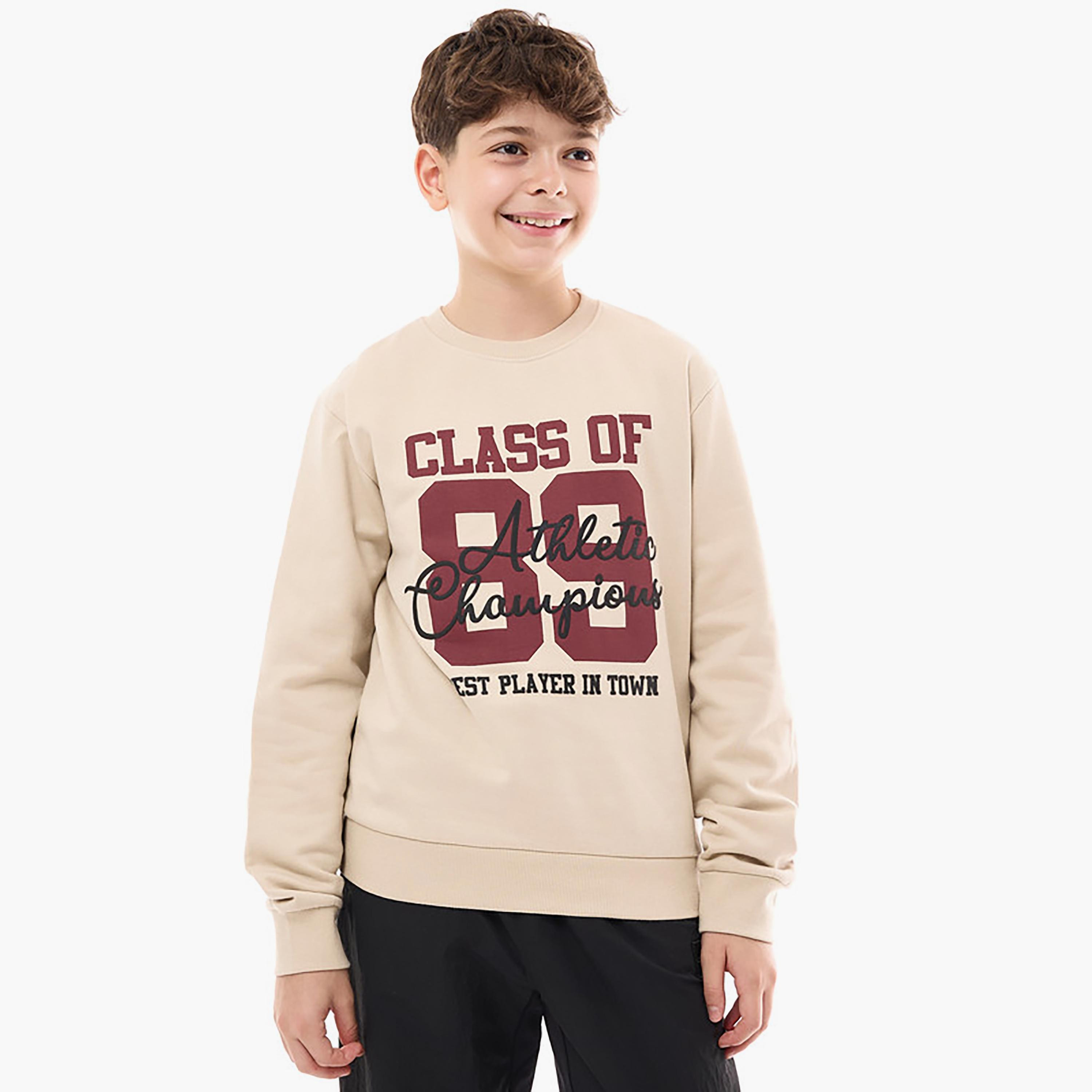 Victor and Jane Printed Long Sleeves Sweatshirt-boys-clothing-sweatshirts-image-1