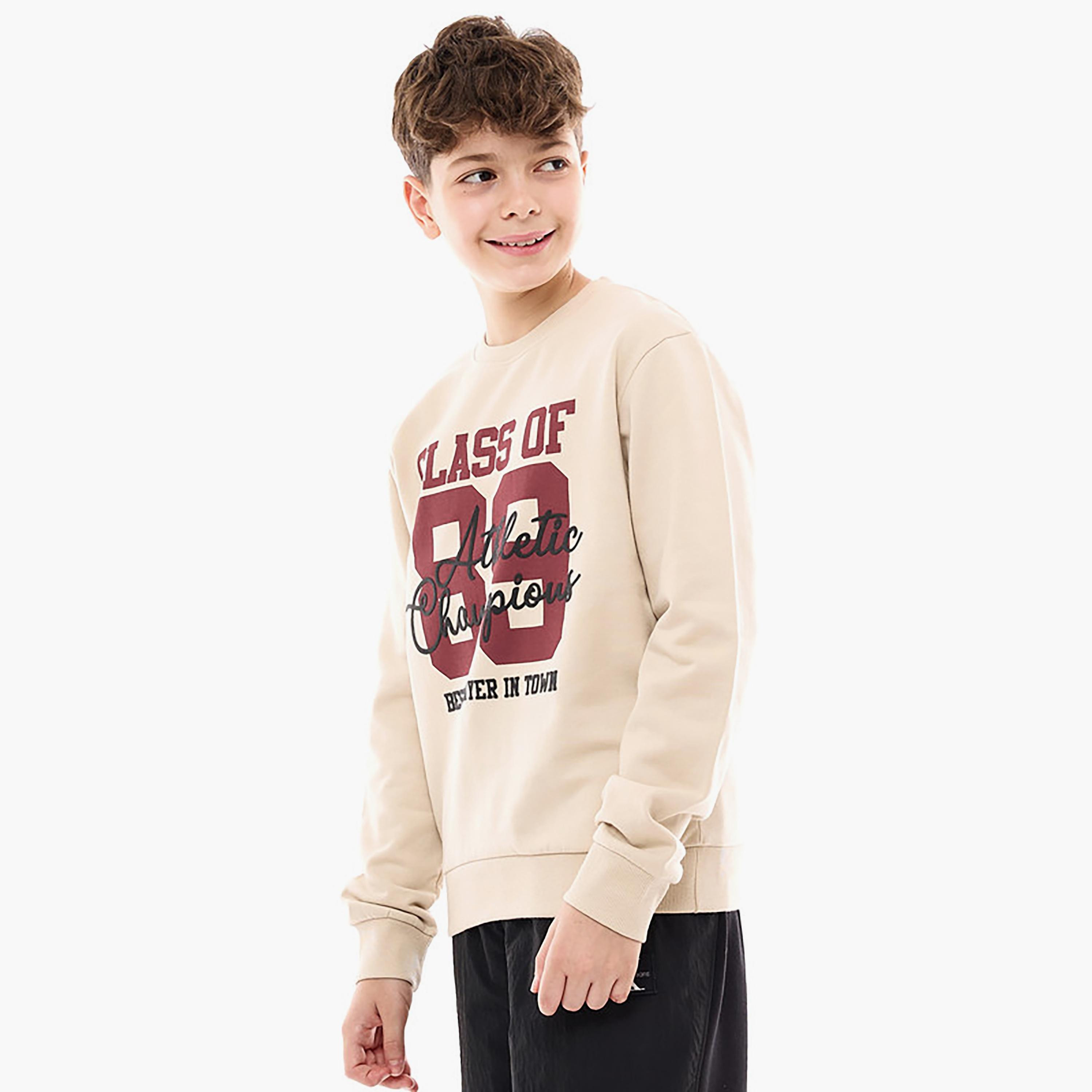 Victor and Jane Printed Long Sleeves Sweatshirt-boys-clothing-sweatshirts-image-2