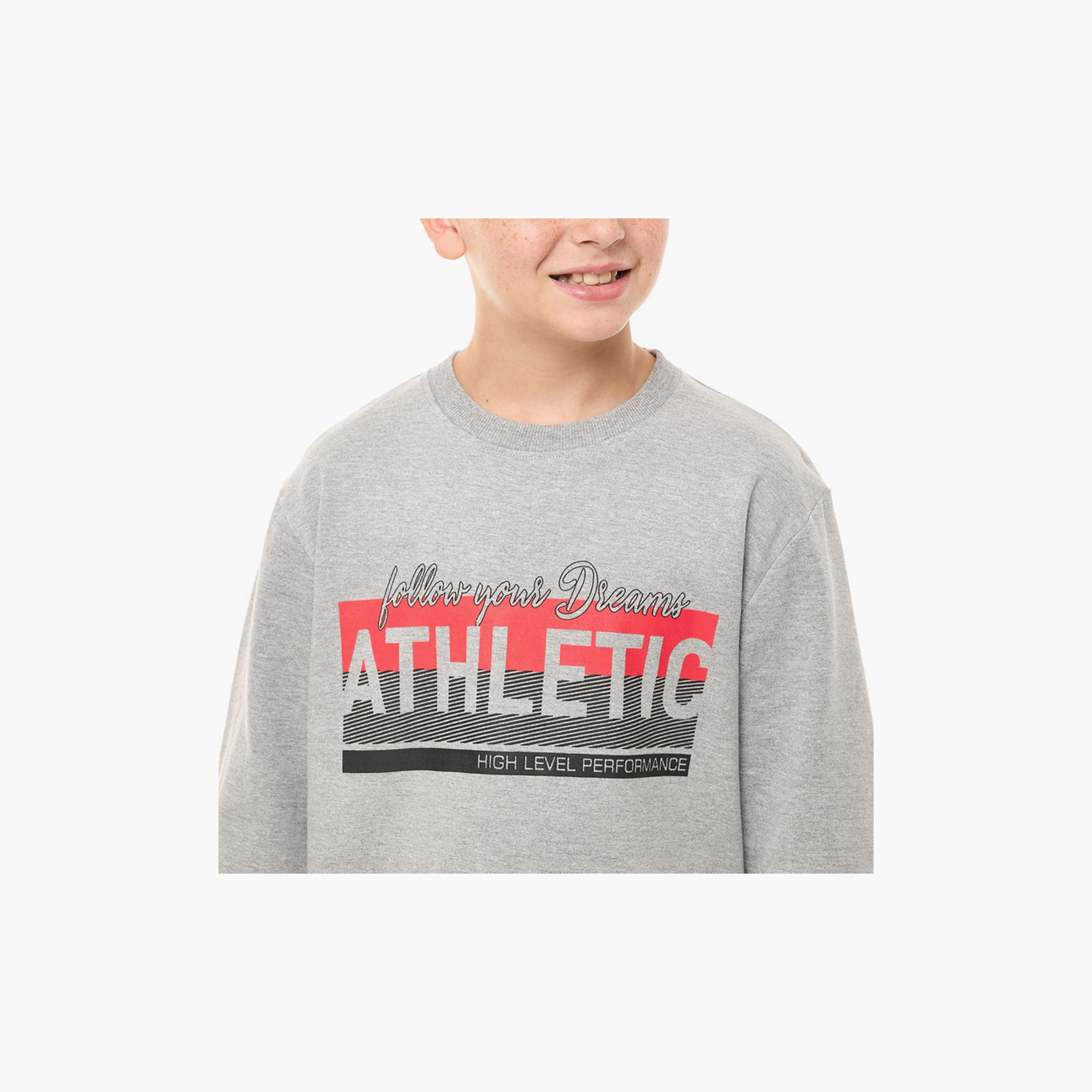 سويت شيرت بأكمام طويلة مطبوع من فيكتور اند جين-boys-clothing-sweatshirts-image-2