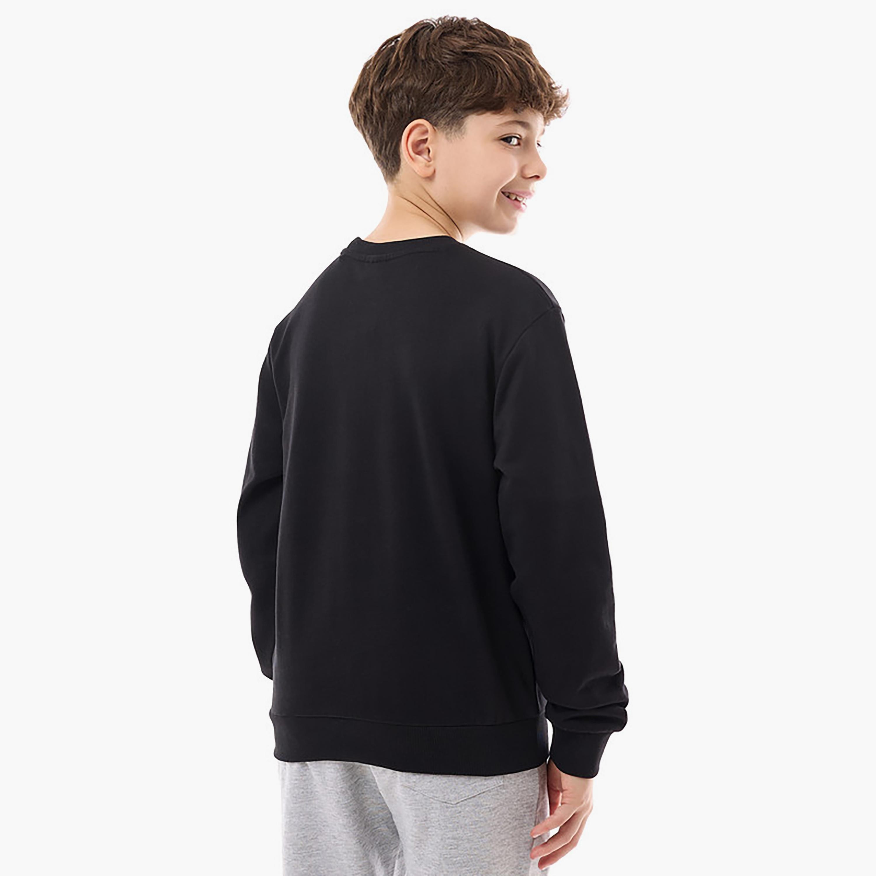 سويت شيرت بأكمام طويلة مطبوع من فيكتور اند جين-boys-clothing-winterwear-sweatshirts-image-3