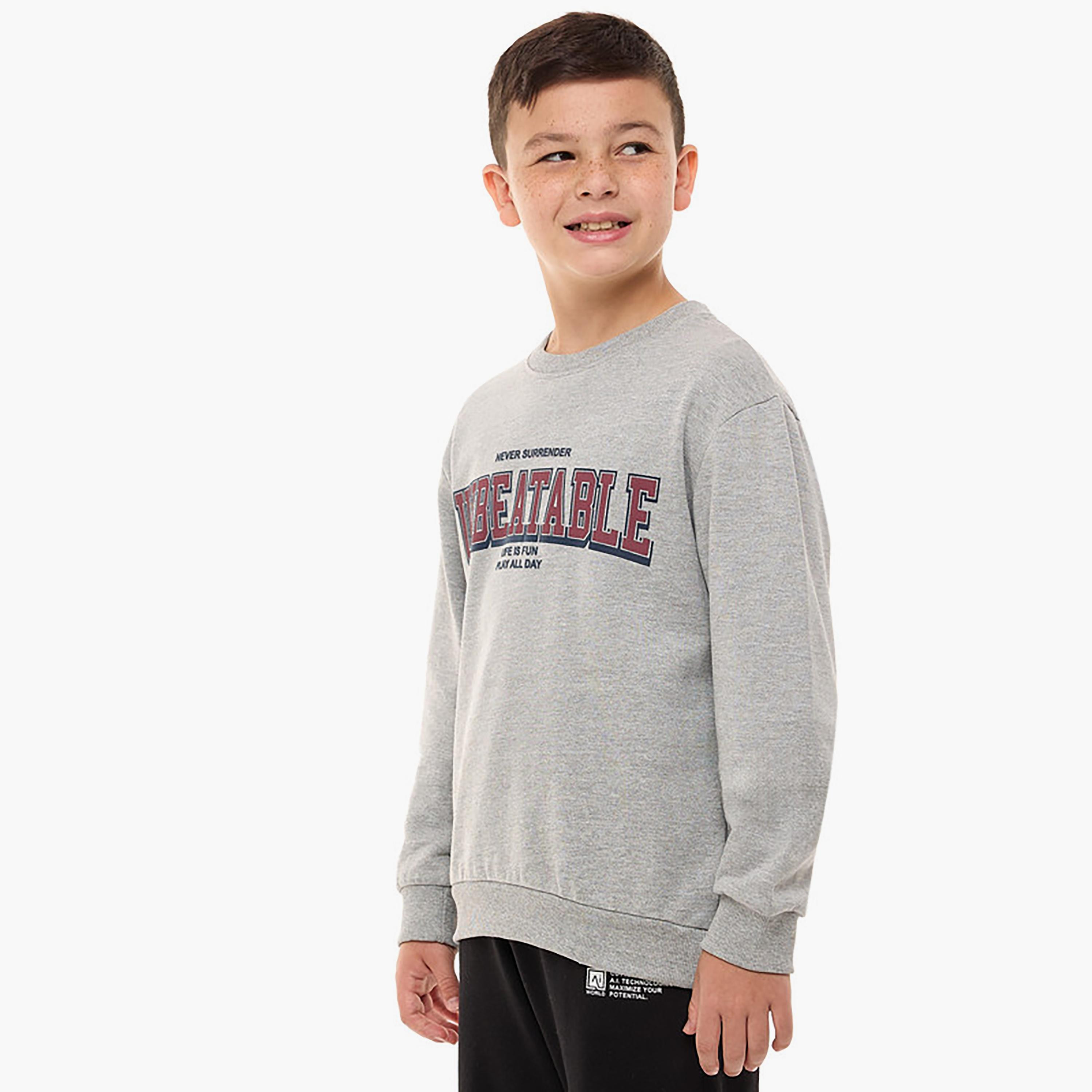 Victor and Jane Printed Long Sleeves Sweatshirt-boys-clothing-sweatshirts-image-2