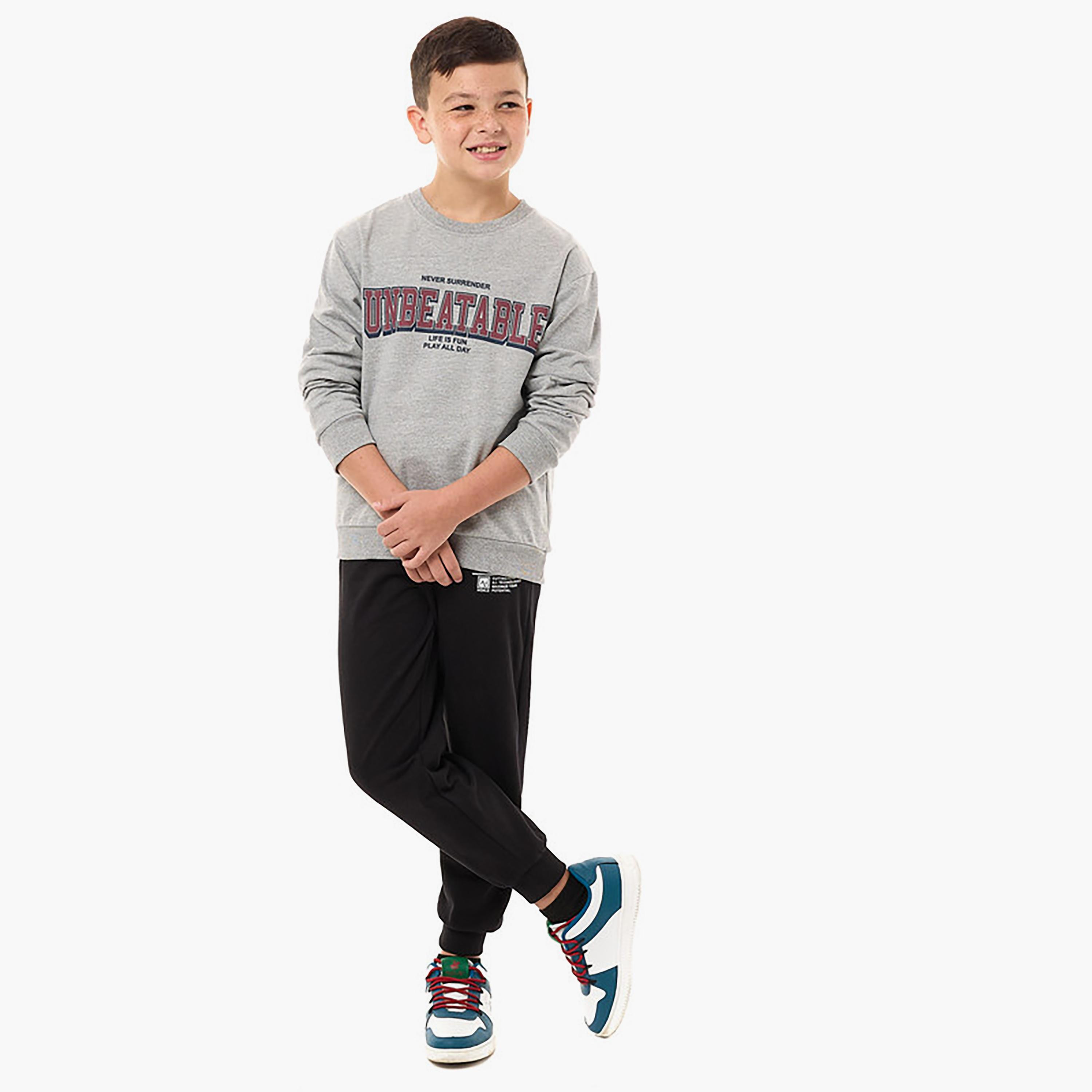 Victor and Jane Printed Long Sleeves Sweatshirt-boys-clothing-sweatshirts-image-4