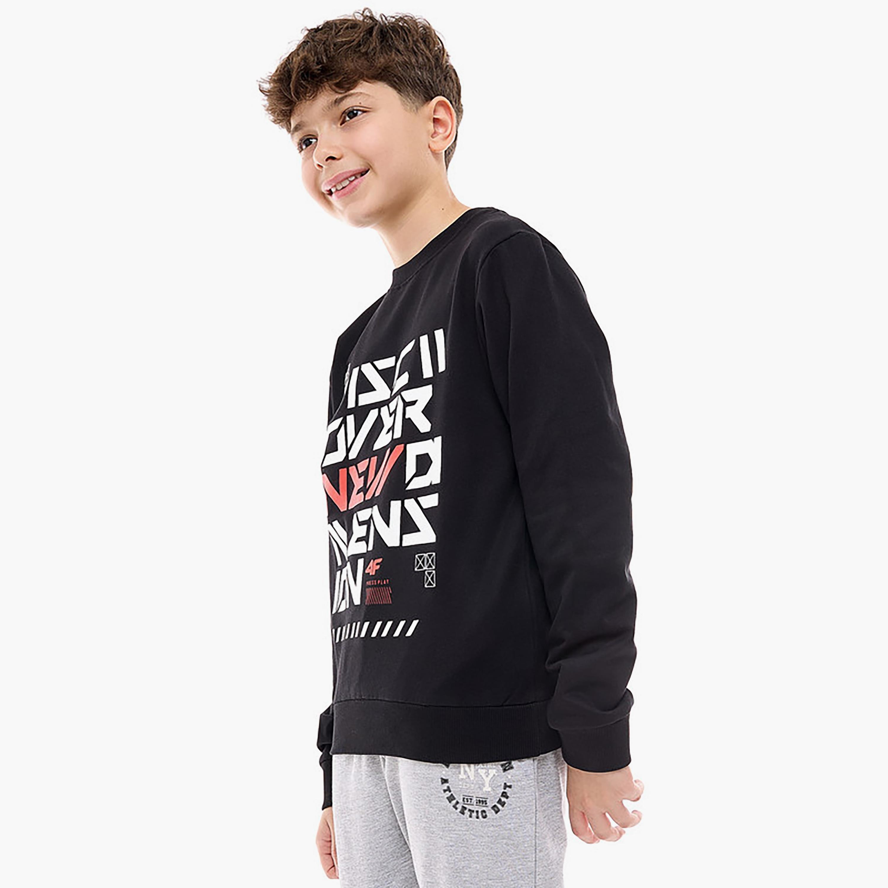 سويت شيرت بأكمام طويلة مطبوع من فيكتور اند جين-boys-clothing-winterwear-sweatshirts-image-2