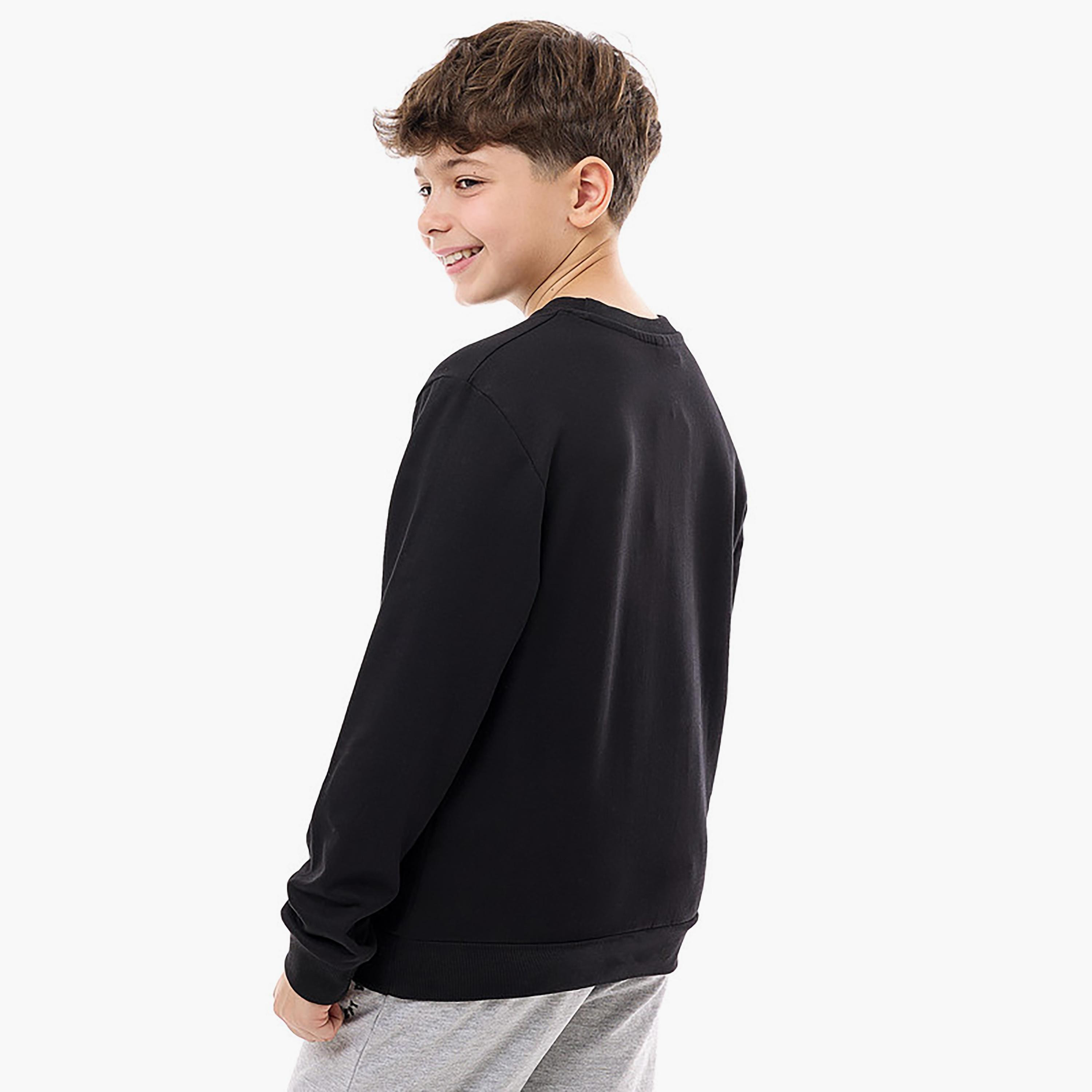 سويت شيرت بأكمام طويلة مطبوع من فيكتور اند جين-boys-clothing-winterwear-sweatshirts-image-3
