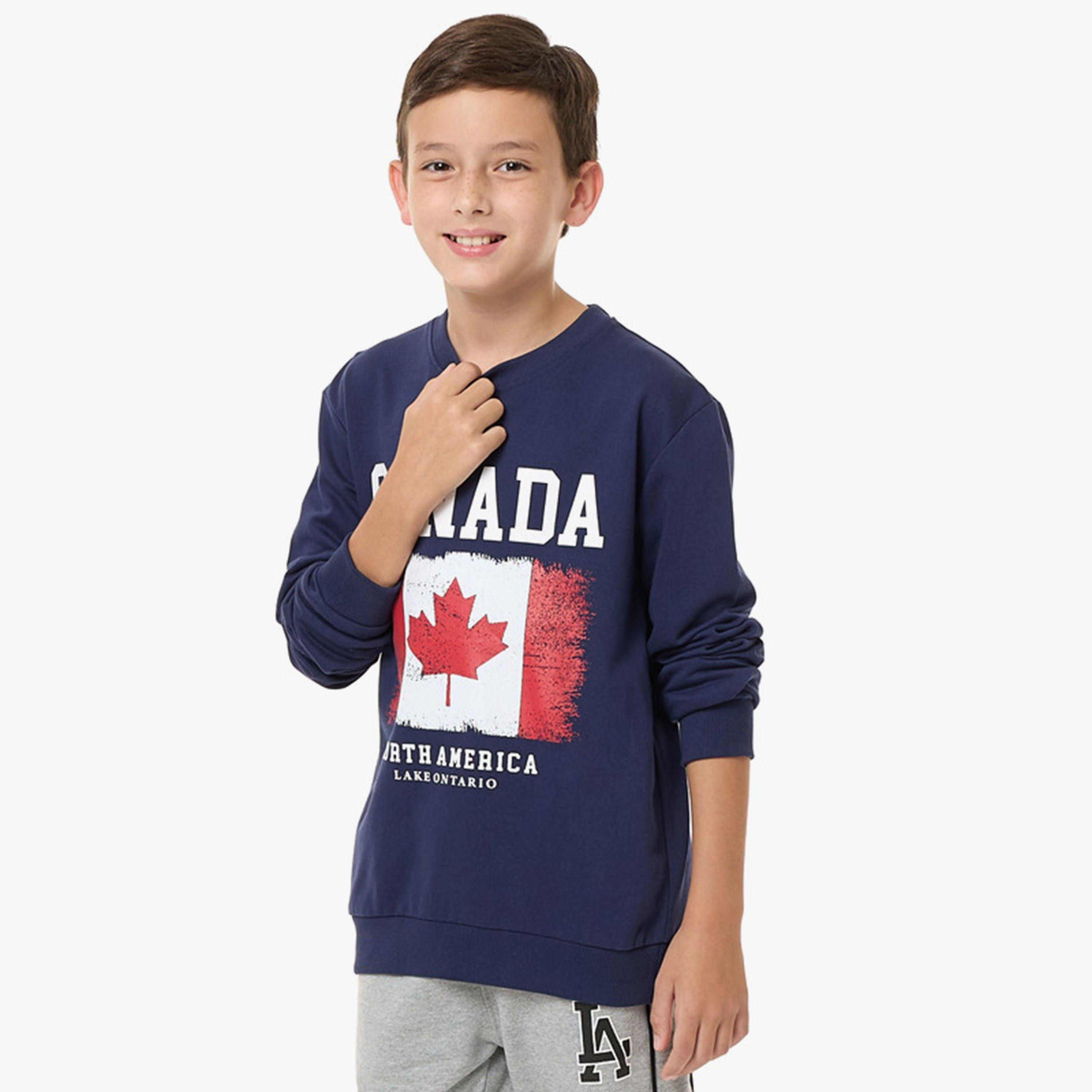 سويت شيرت بأكمام طويلة مطبوع من فيكتور اند جين-boys-clothing-sweatshirts-image-6